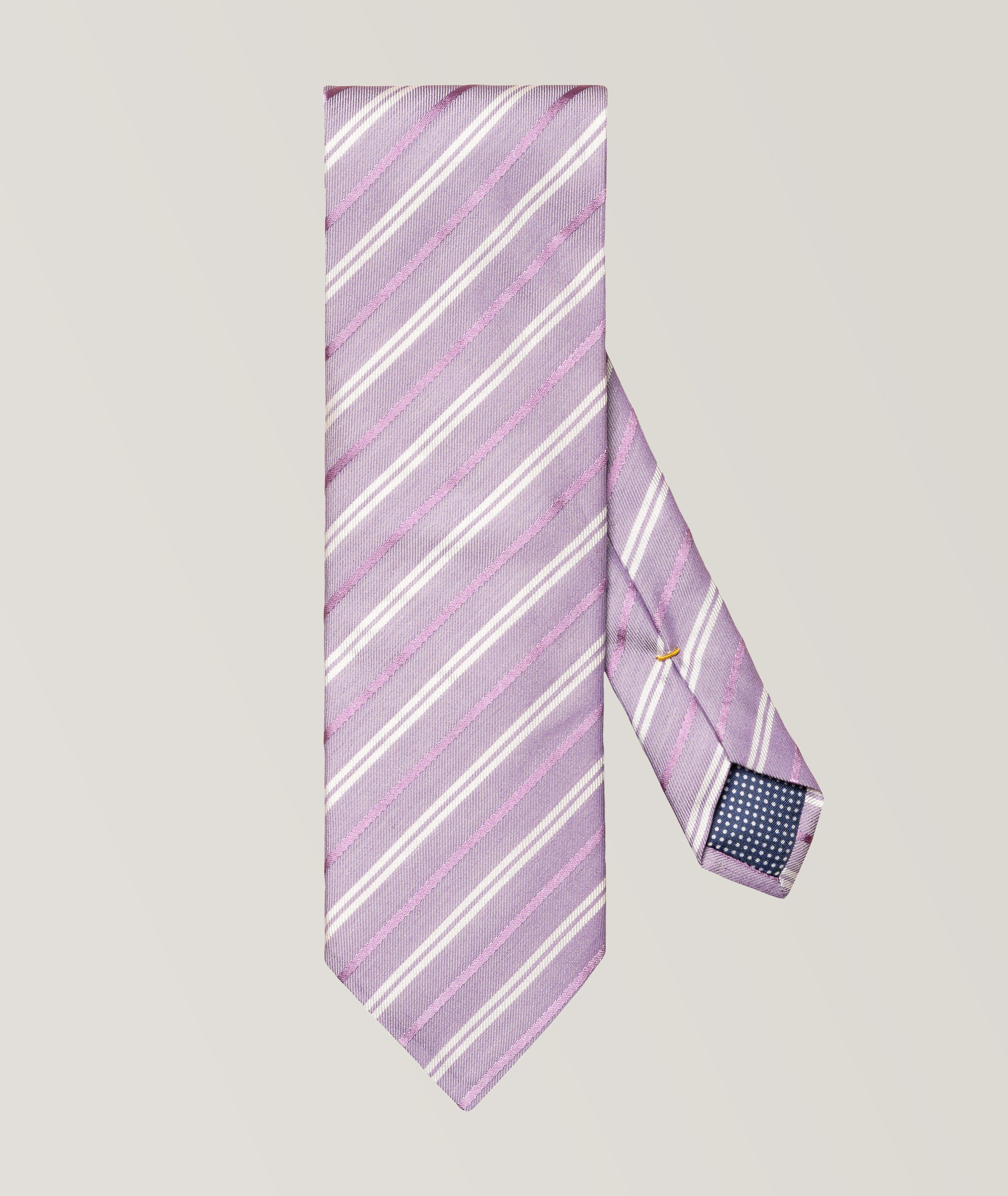 Striped Silk Tie image 0