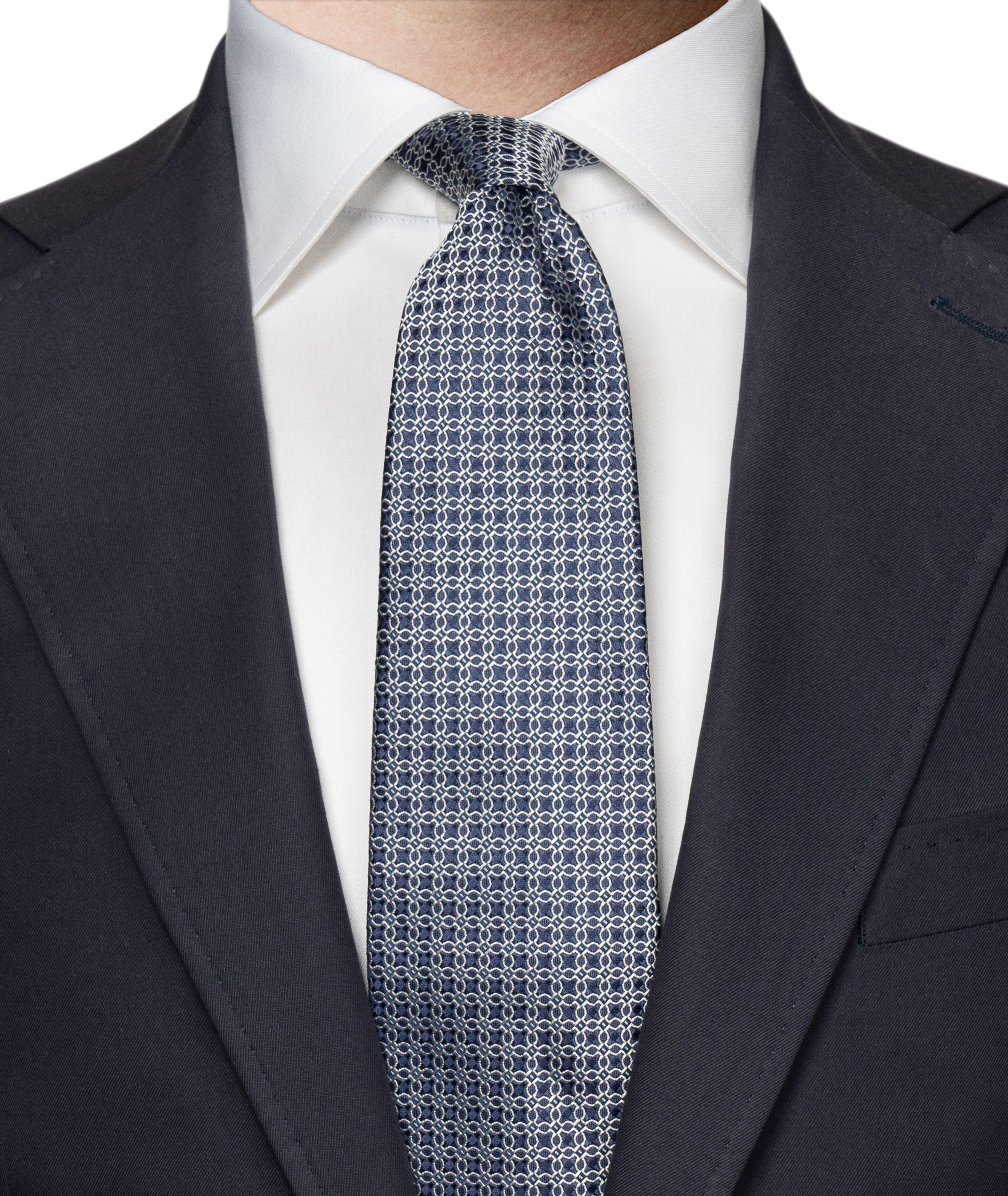 Geometric SIlk Tie image 1