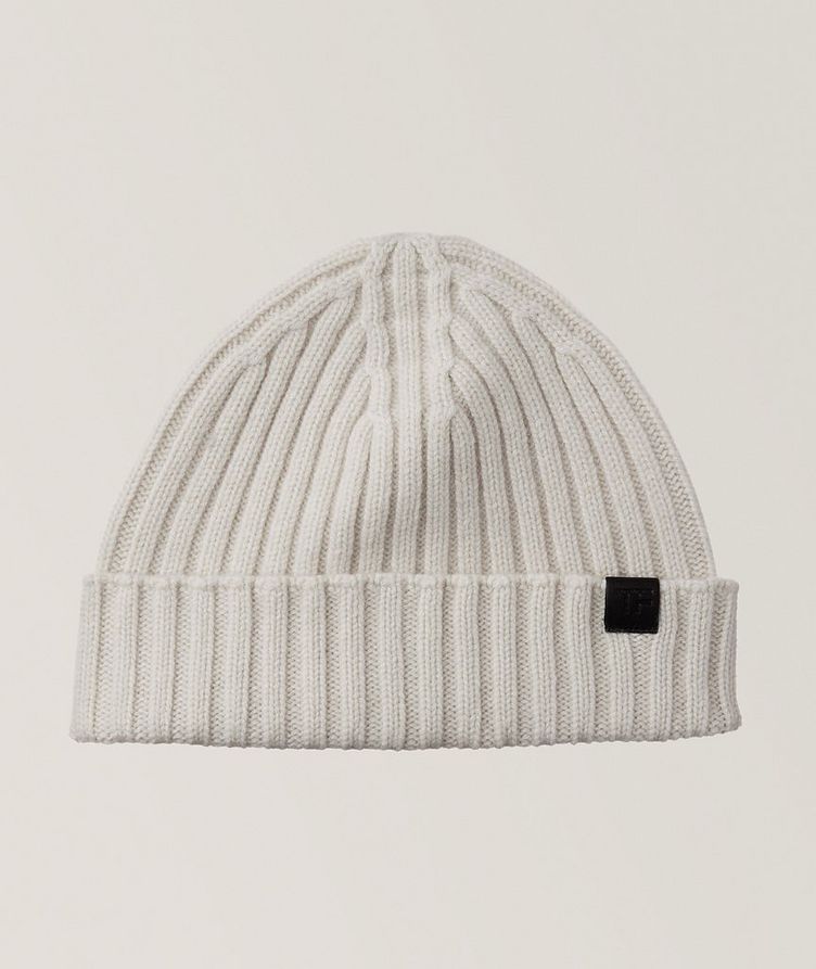 Ribbed Cashmere Beanie image 0