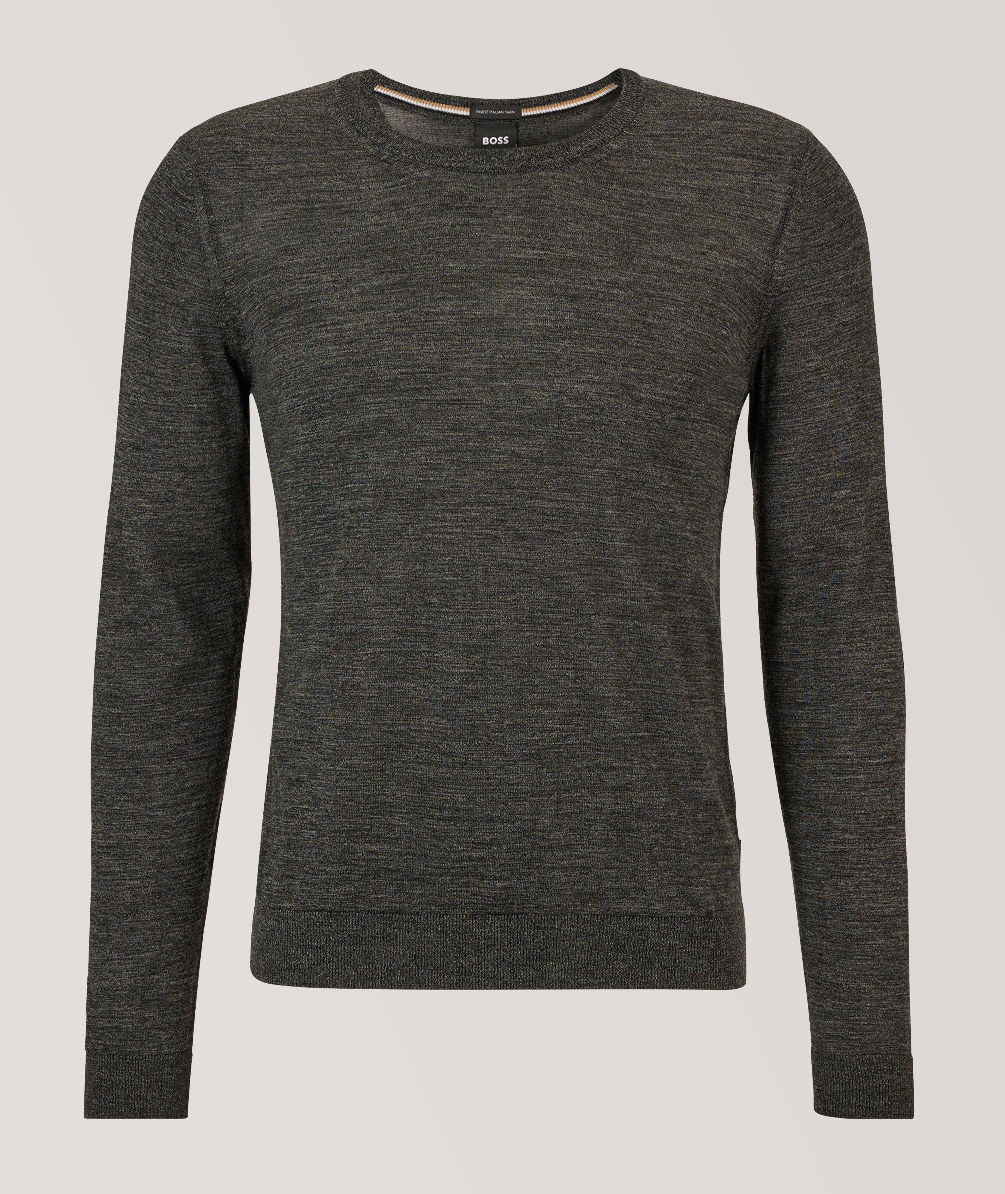 Slim-Fit Virgin Wool Sweater image 0