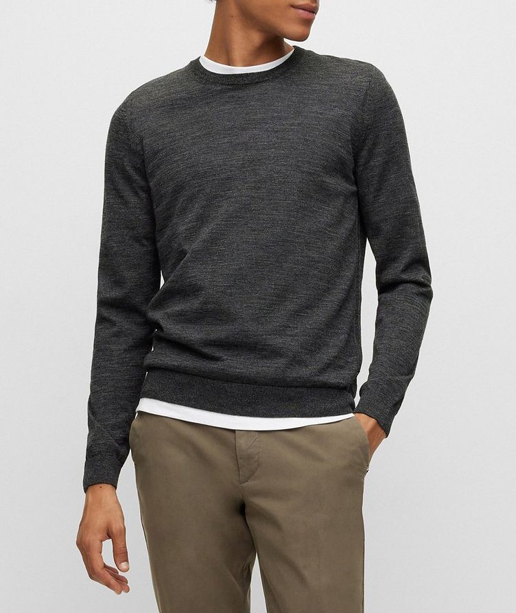 Slim-Fit Virgin Wool Sweater image 1
