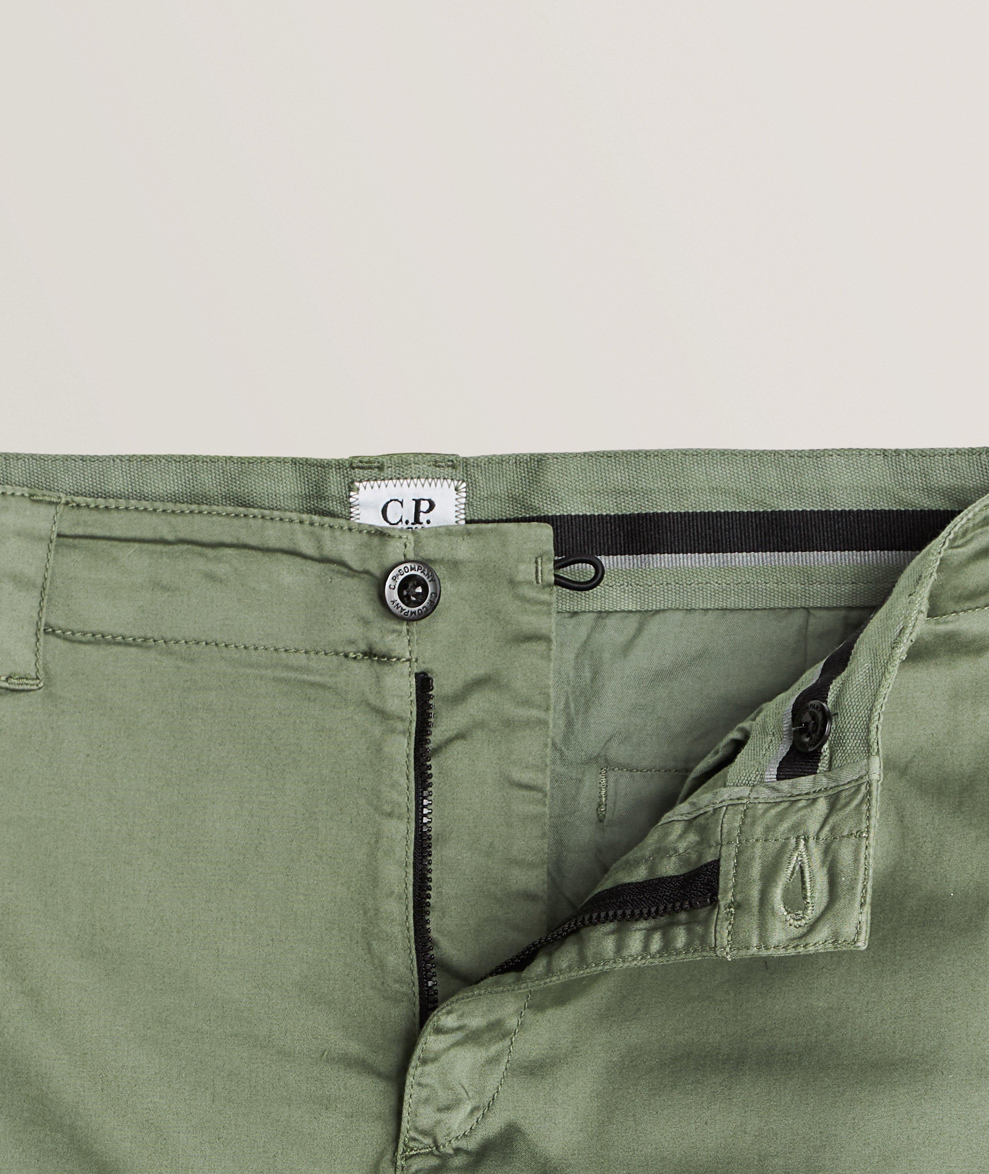 Pantalon cargo en coton extensible image 1