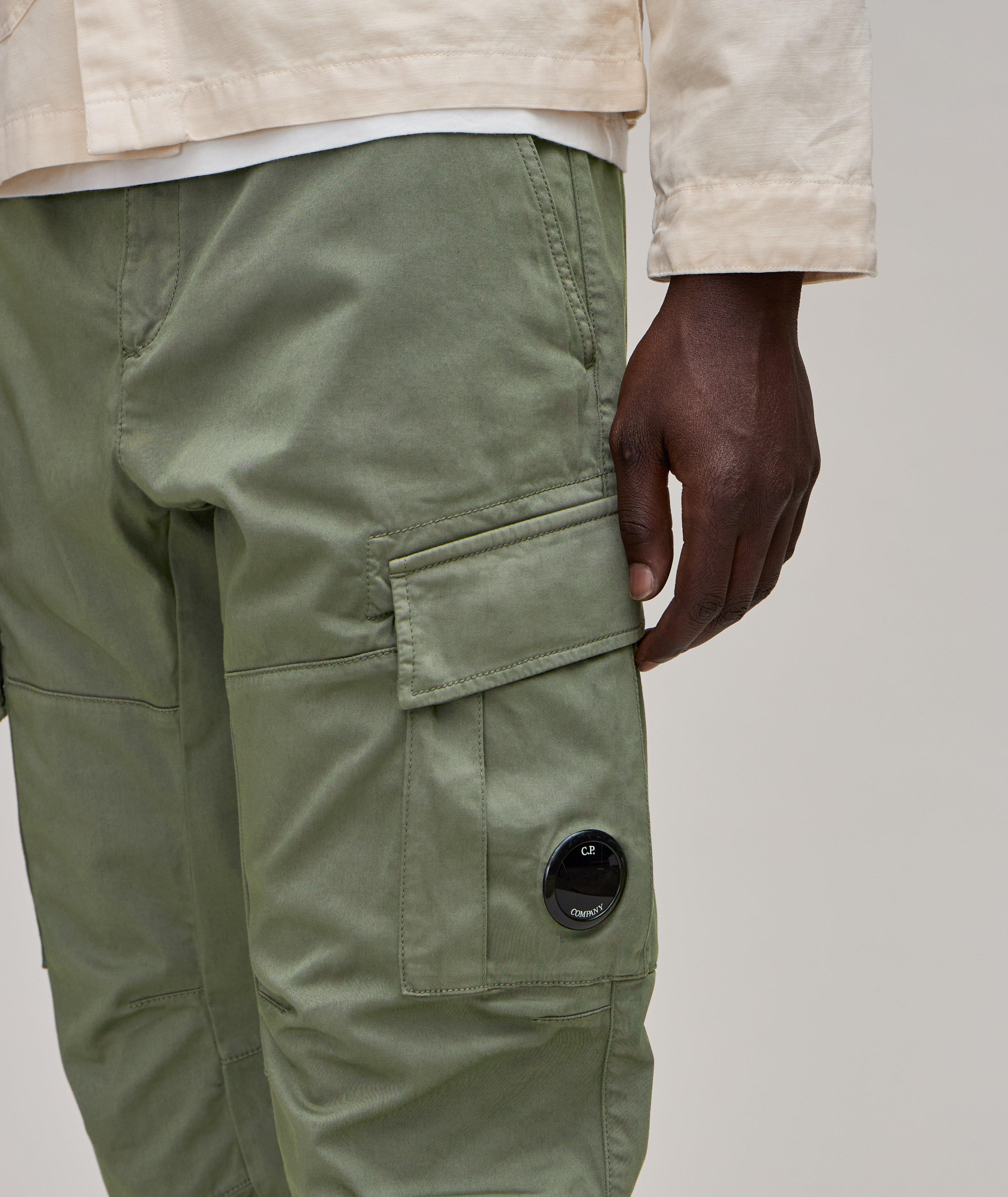Pantalon cargo en coton extensible image 4