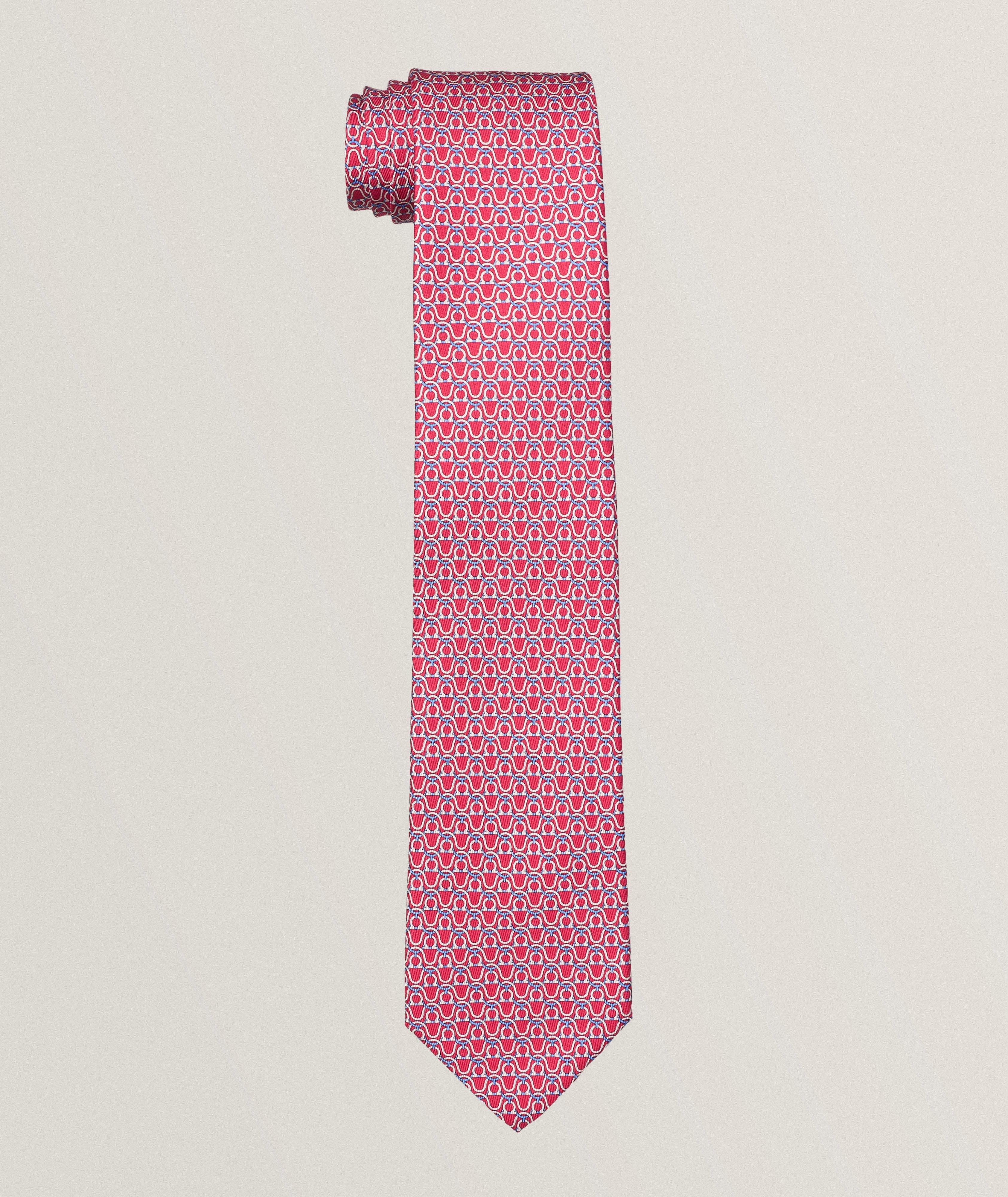 Abstract Logo Silk Tie image 0