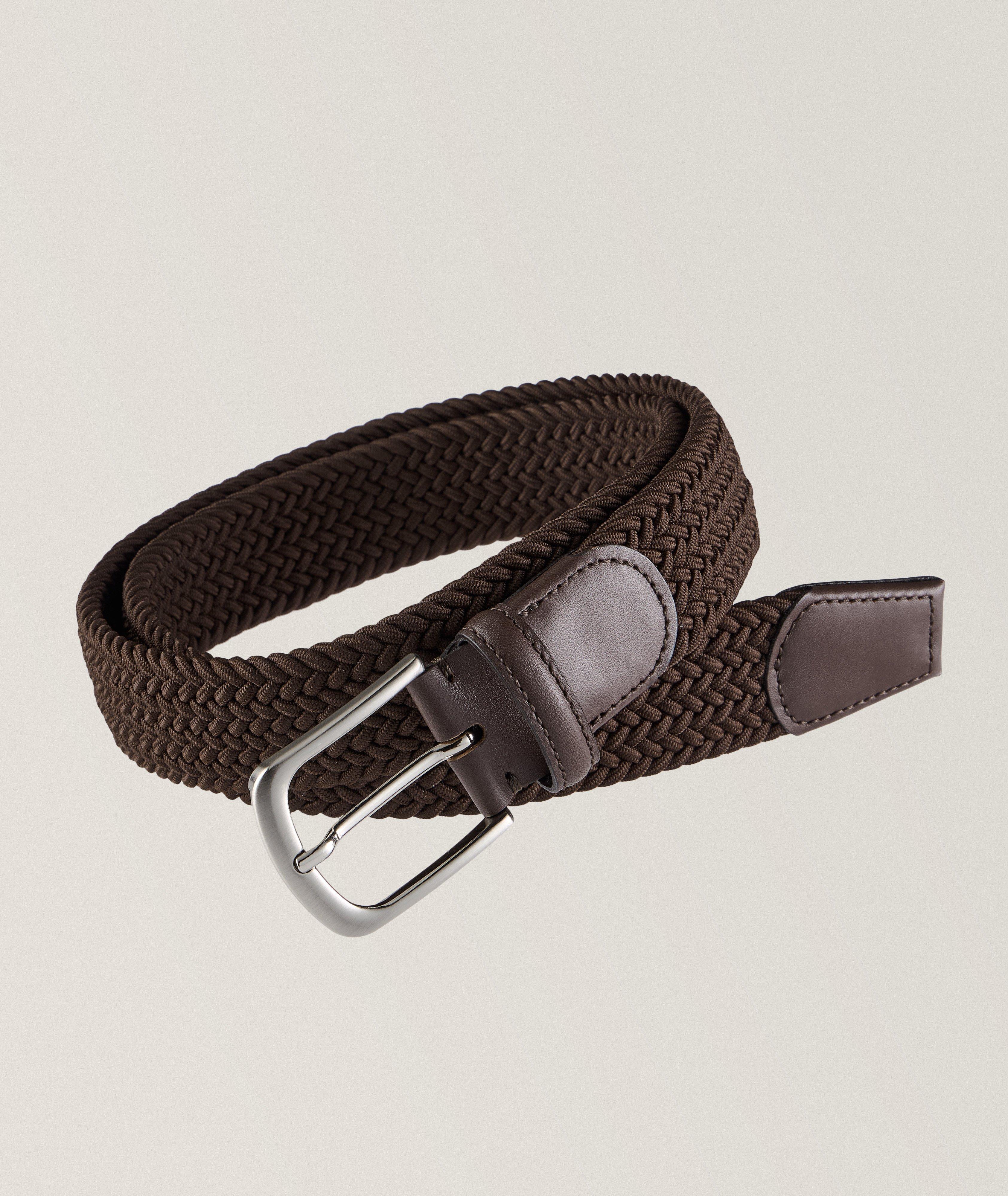 Buy Thomas Cook Harry Leather Braided Belt (TCP1910BEL) Dark Brown