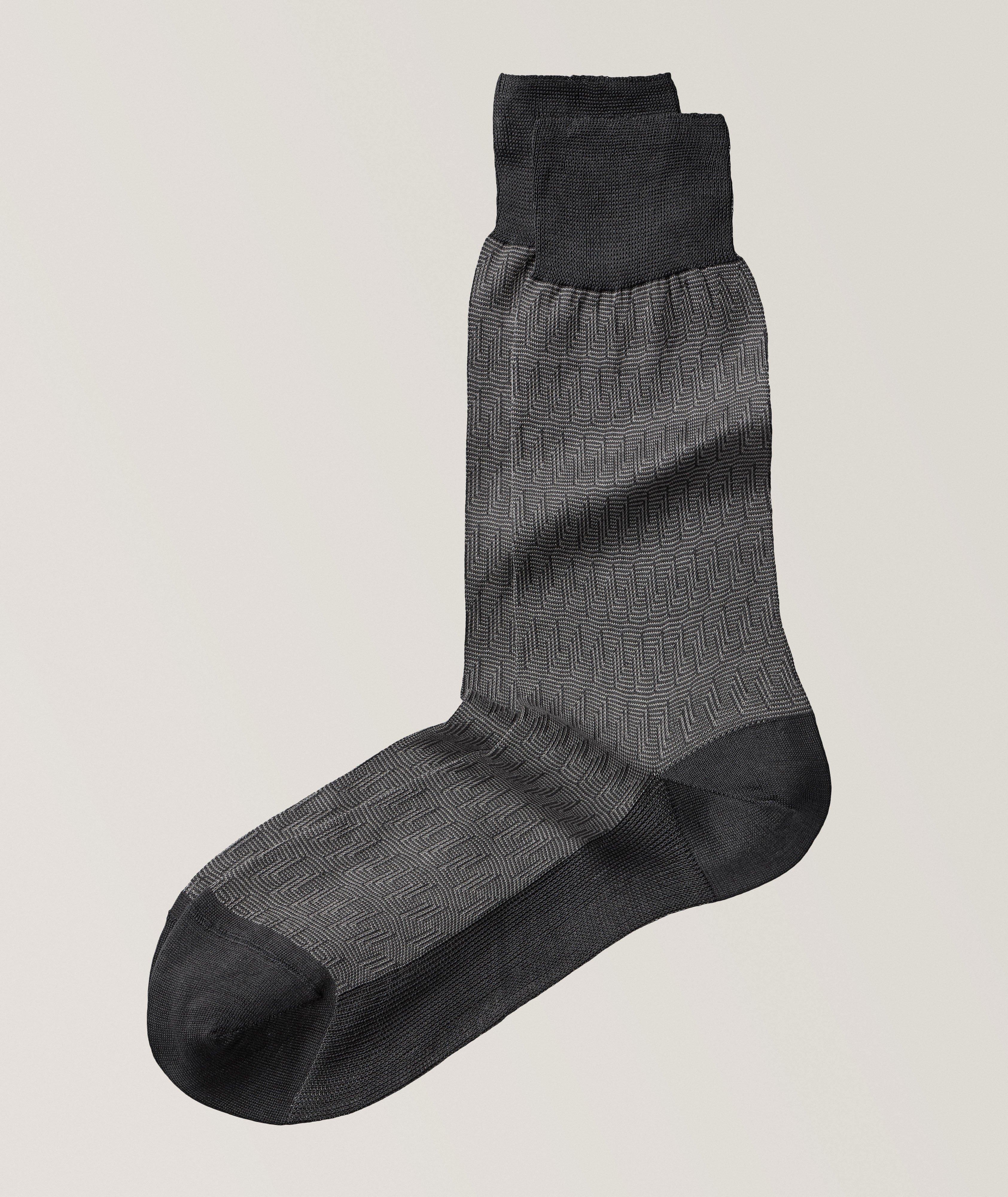 Colour-Block Dress Socks image 0