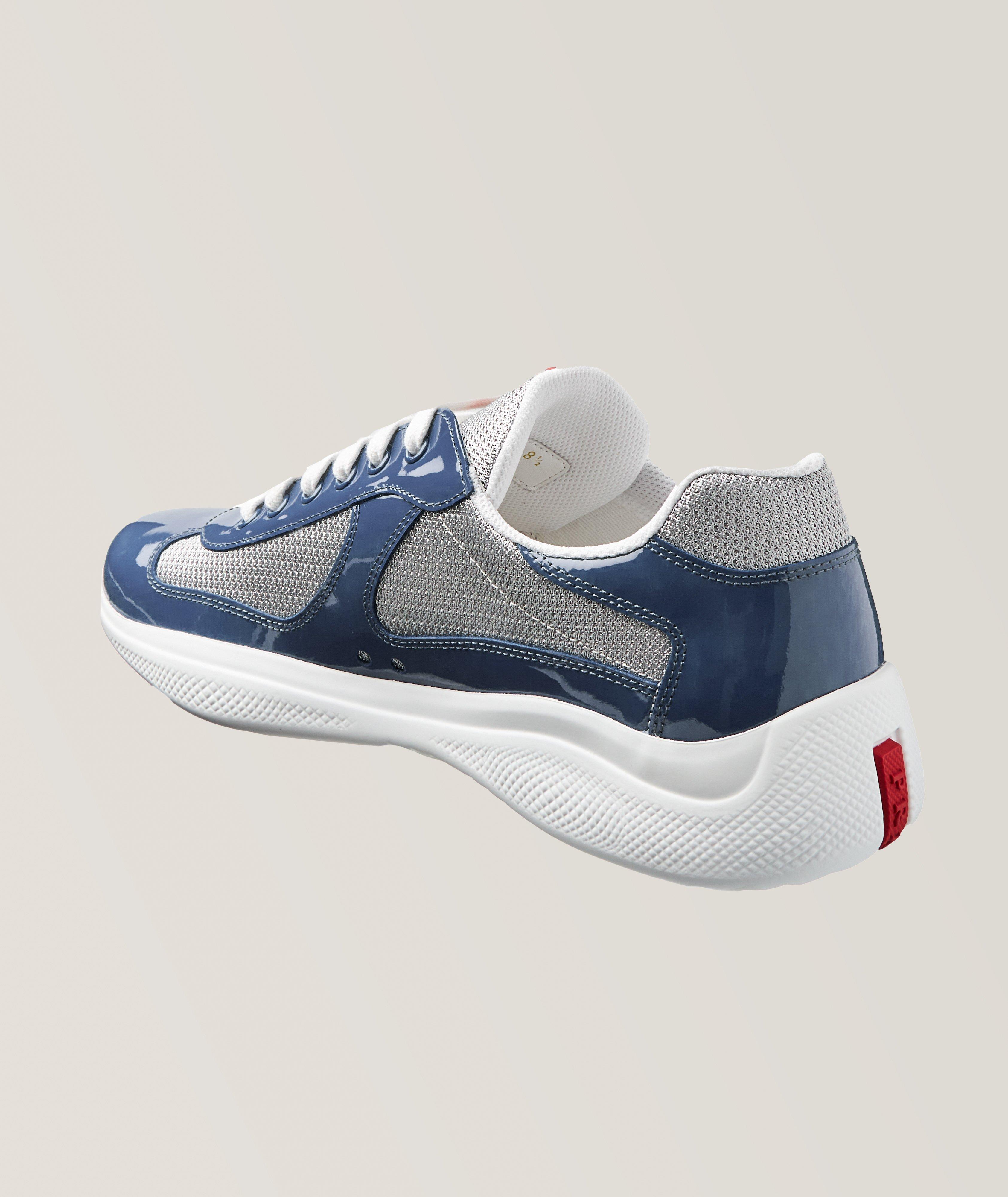 America's Cup Glossy Mixed Material Sneakers