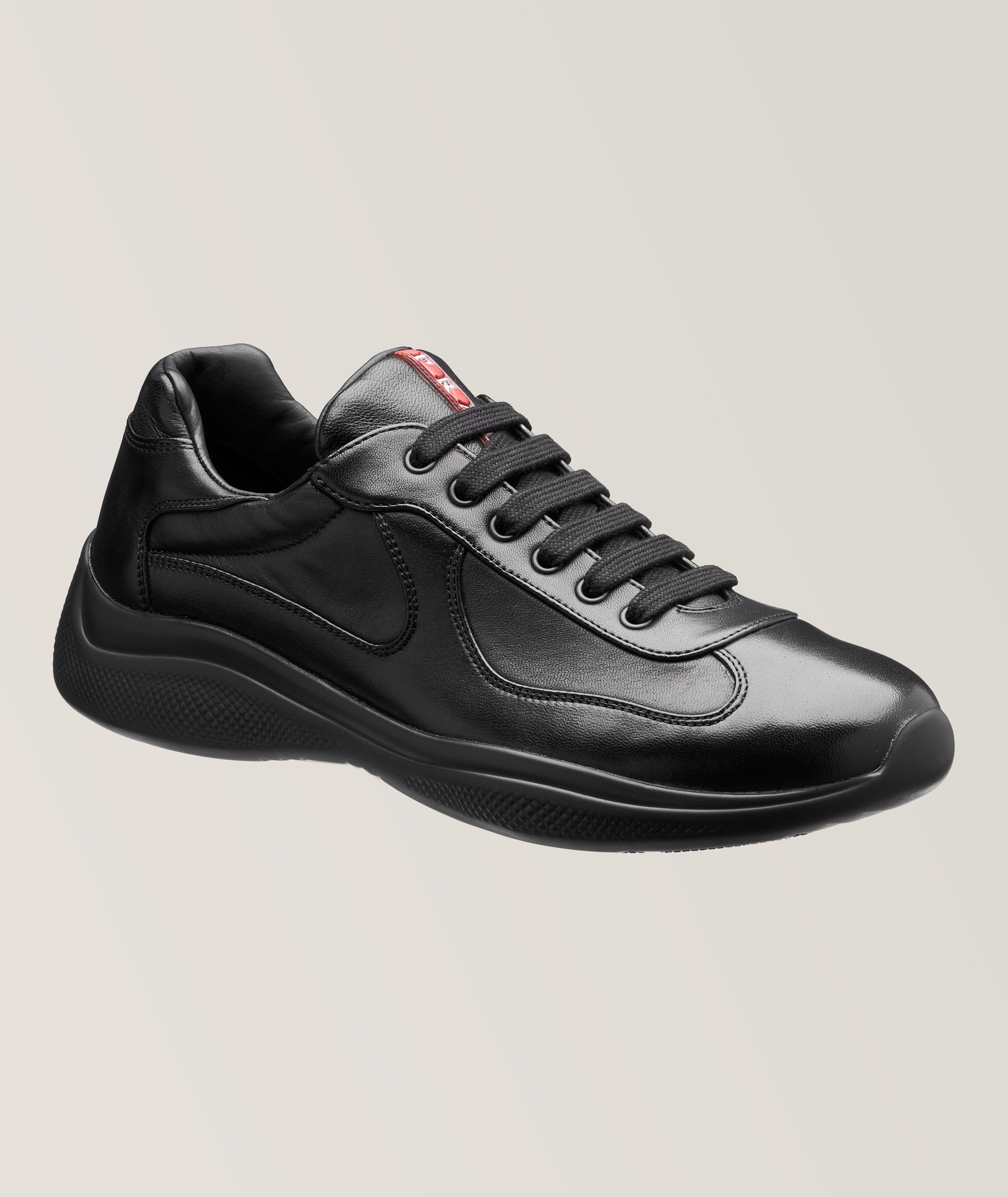 New america's cup leather and technical fabric sneakers sale