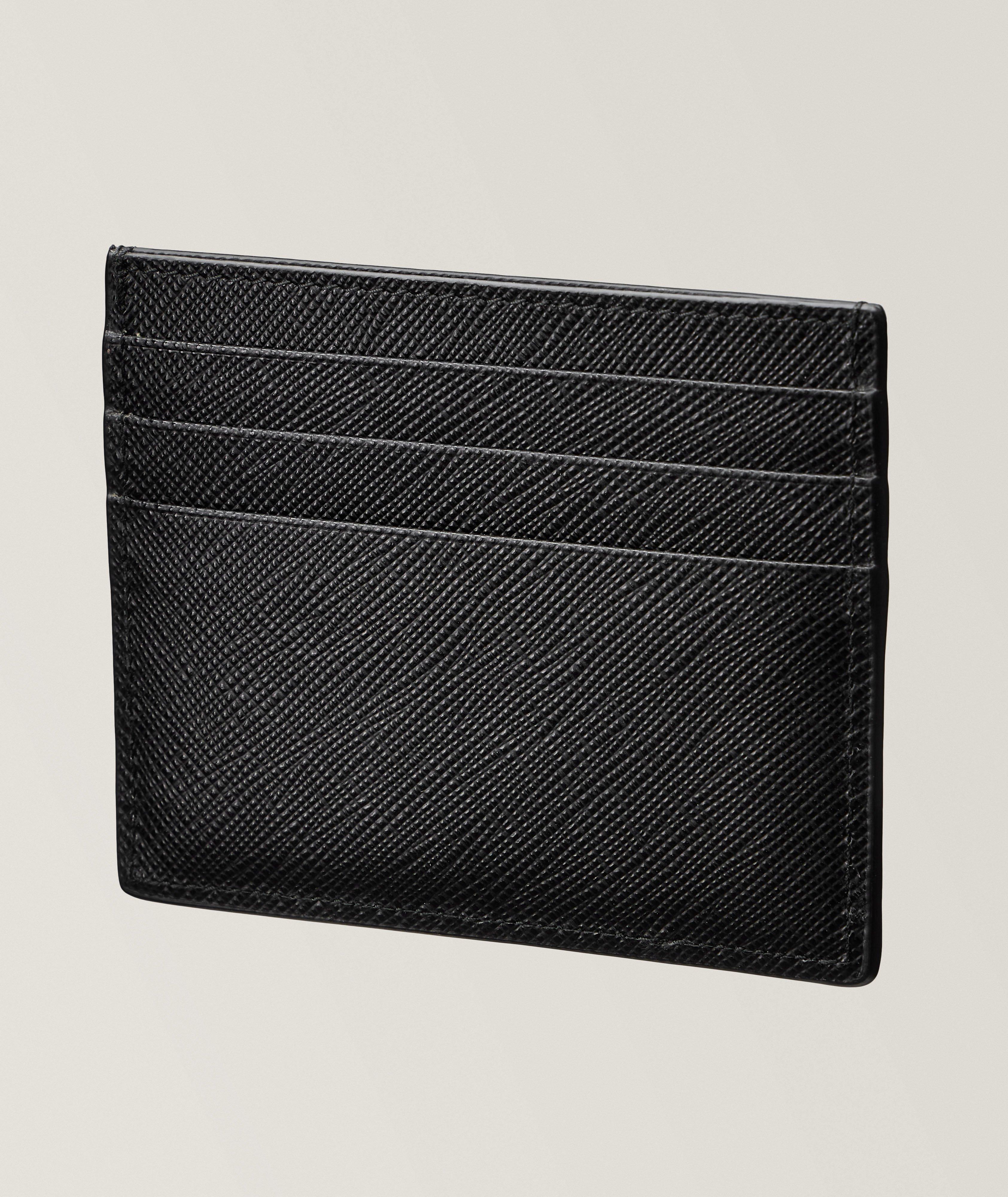 Textured Saffiano Leather Cardholder image 1