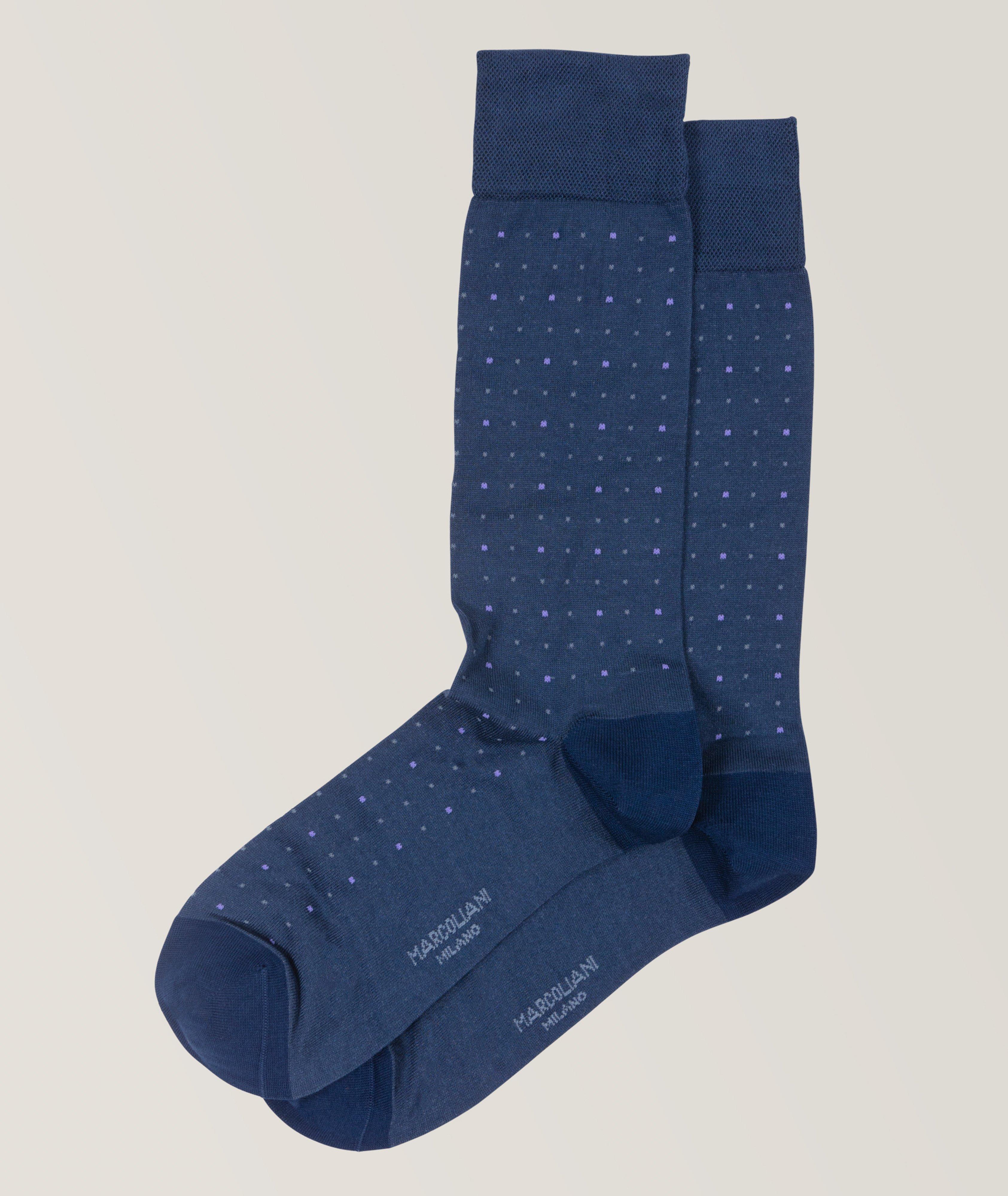 Hi-Class Modal Micro Dots Dress Socks image 0