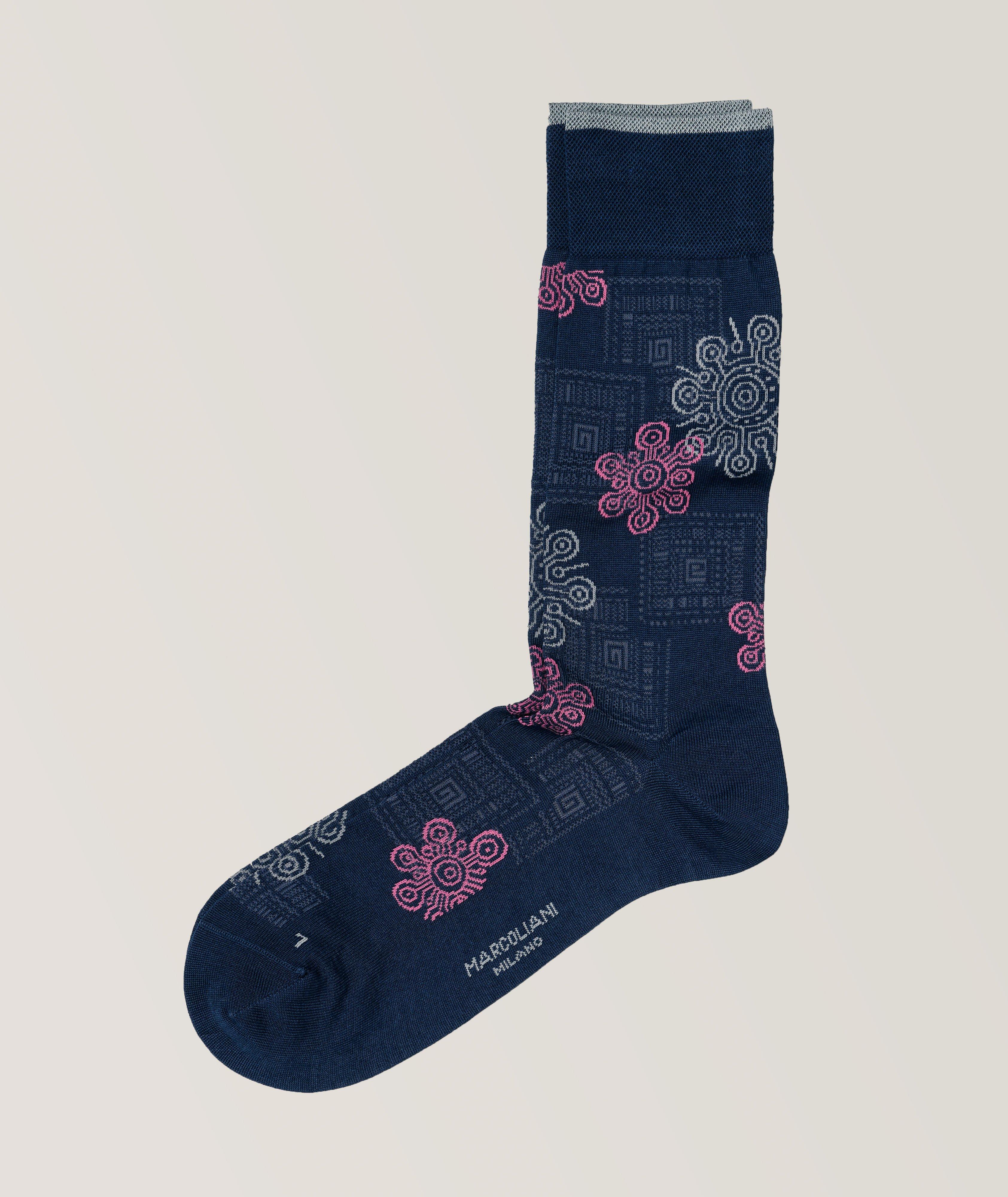 Chaussettes en mélange de coton à motif image 0