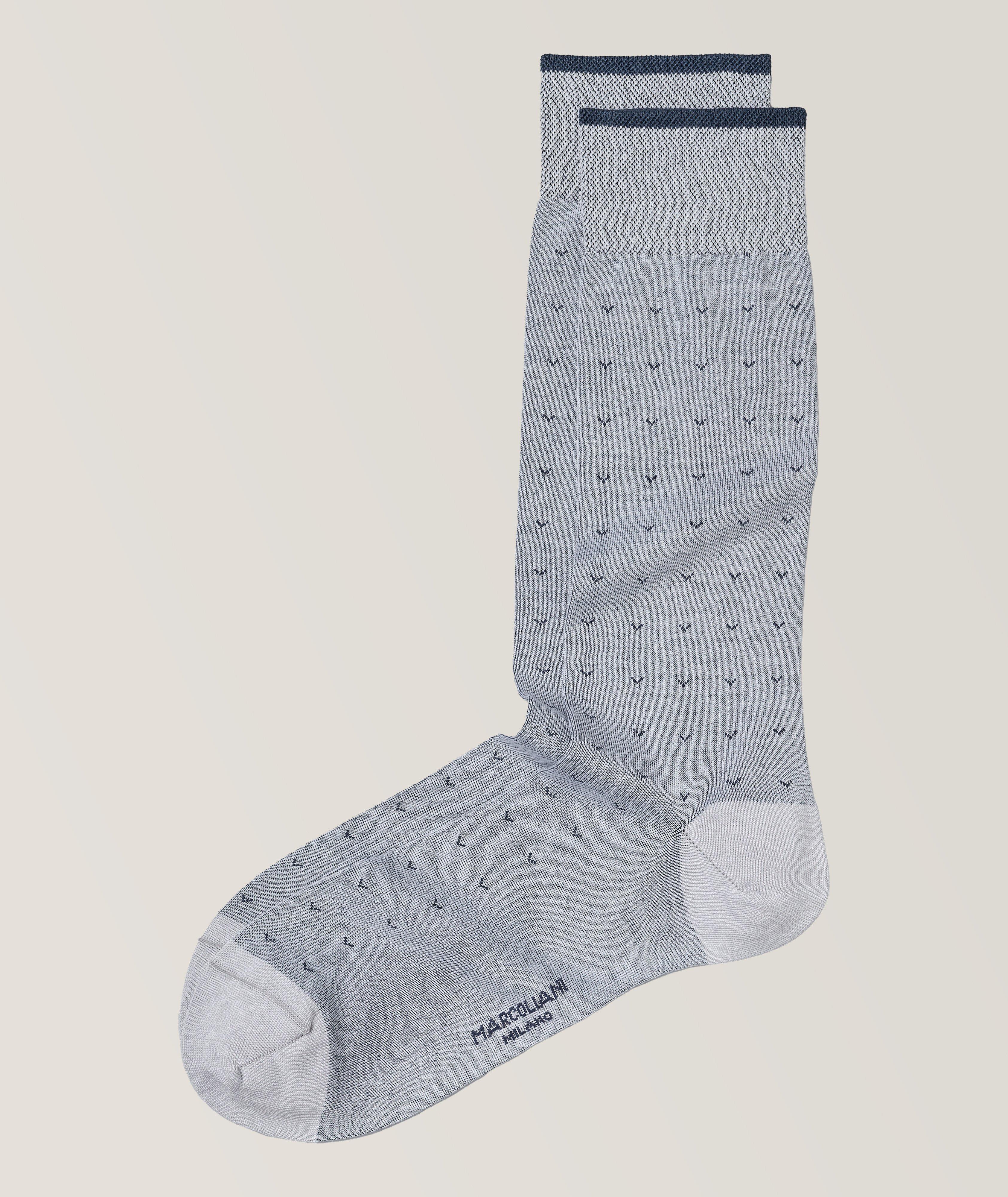 Chaussettes en mélange de coton à motif image 0