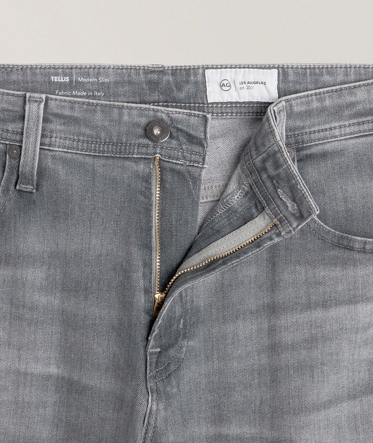 Tellis Modern-Slim Stretch-Cotton Jeans image 1