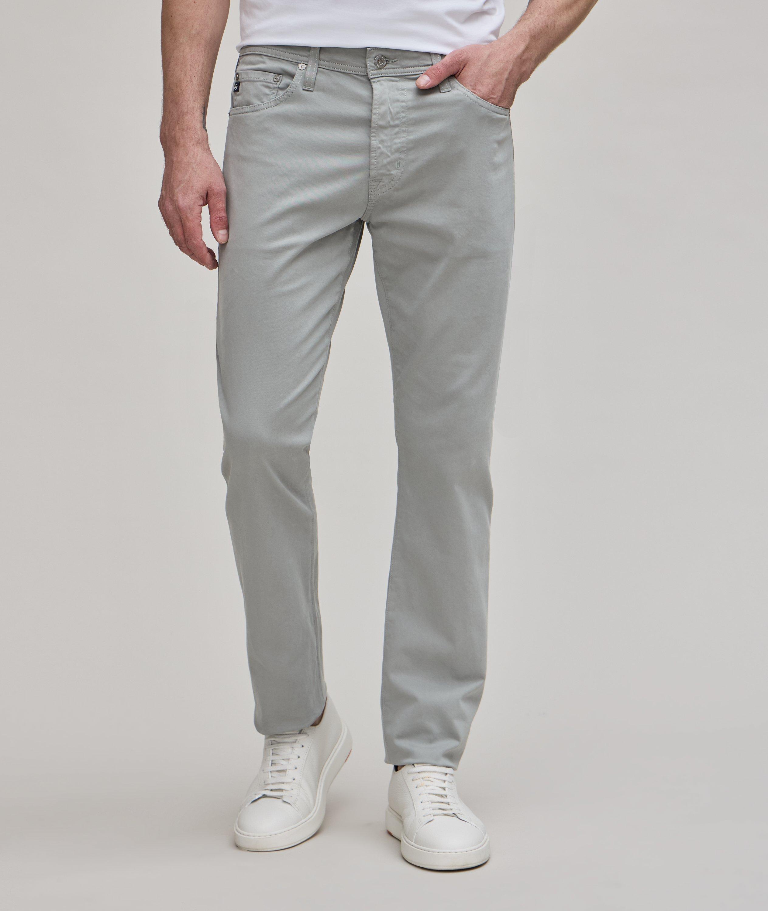 Pantalon Tellis en coton extensible de coupe moderne amincie image 1