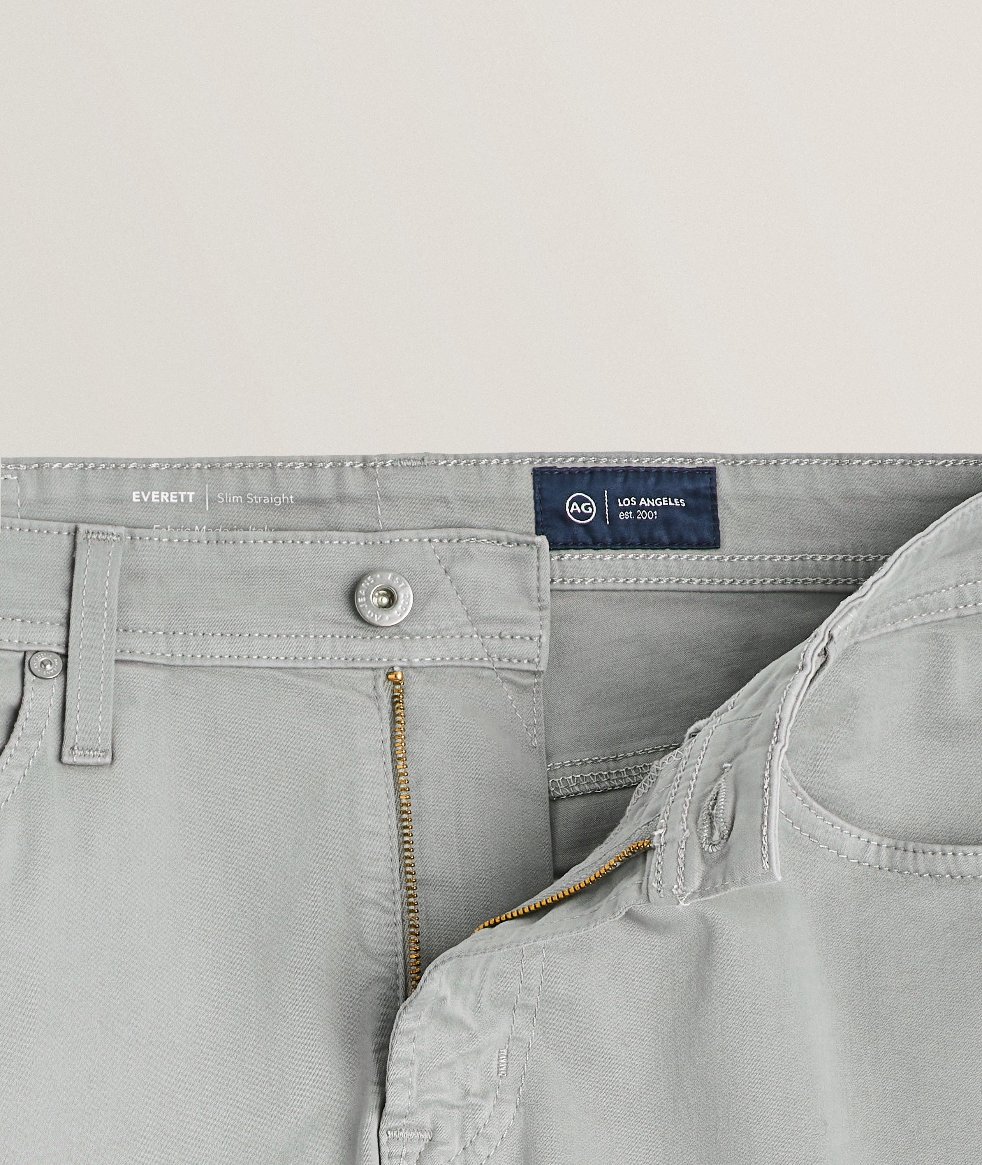 Modern Slim Fit Tellis Stretch-Cotton Pants image 3