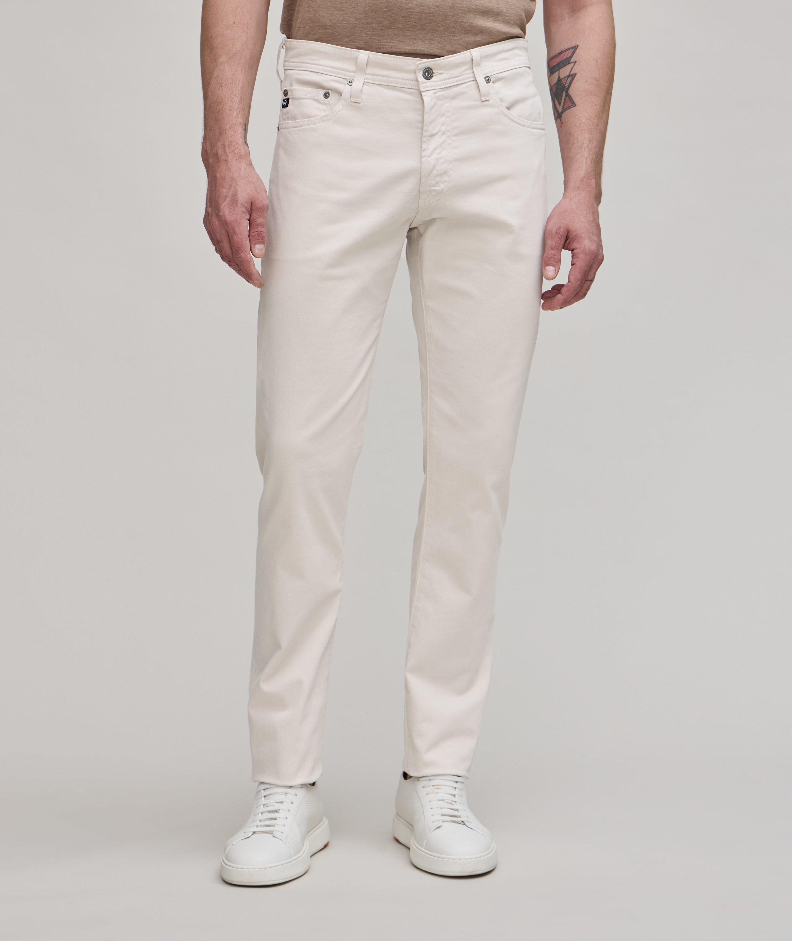 Modern Slim Fit Tellis Stretch-Cotton Pants image 1