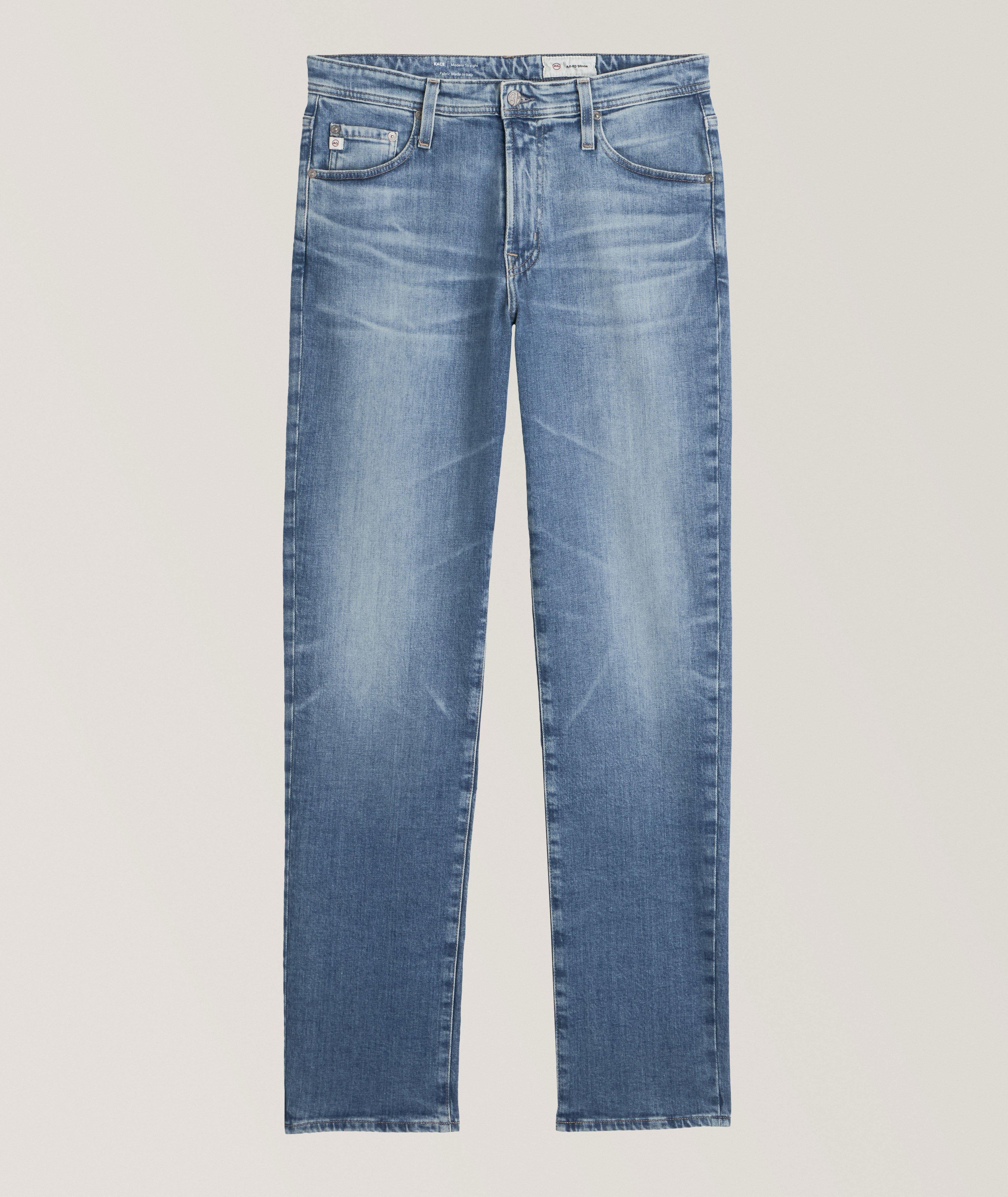 AG Kace Modern-Straight Cotton-Blend Jeans