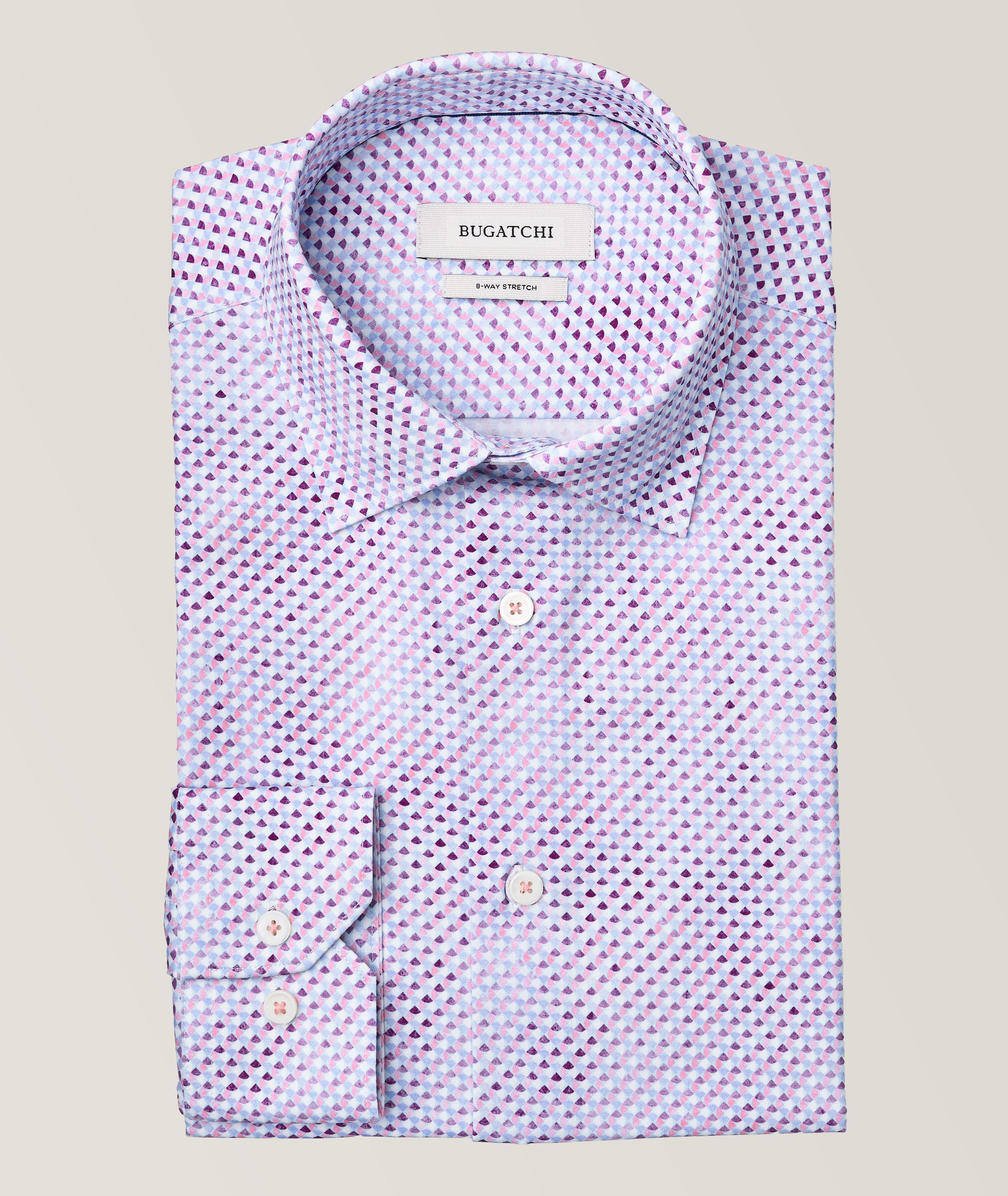 Chemise décontractée en tissu OoohCotton à motif géométrique image 0