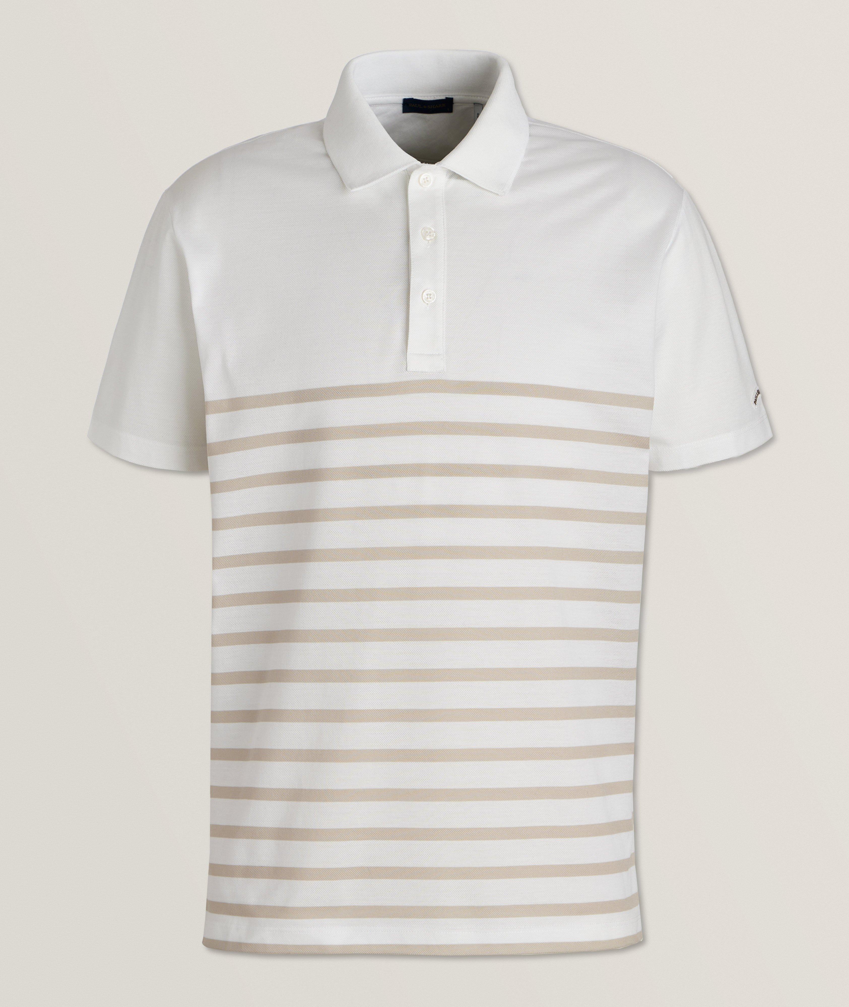 Striped Cotton Polo image 0