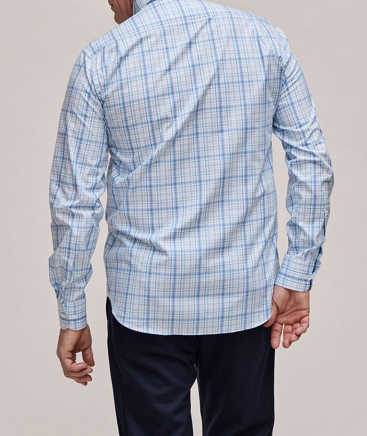Checkered Button-Down Collar Sport Shirt image 2