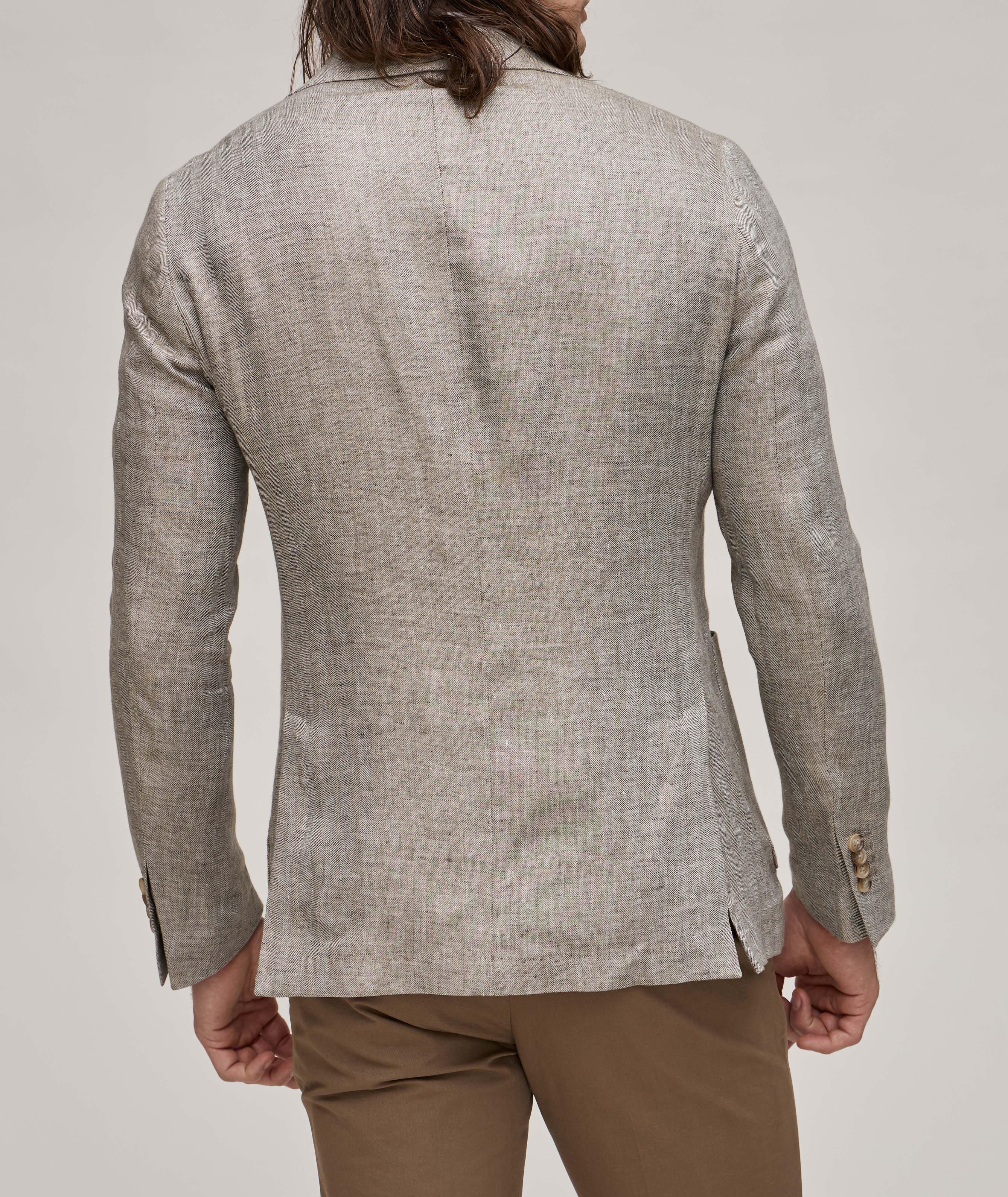 Herringbone Linen Sport Jacket image 2