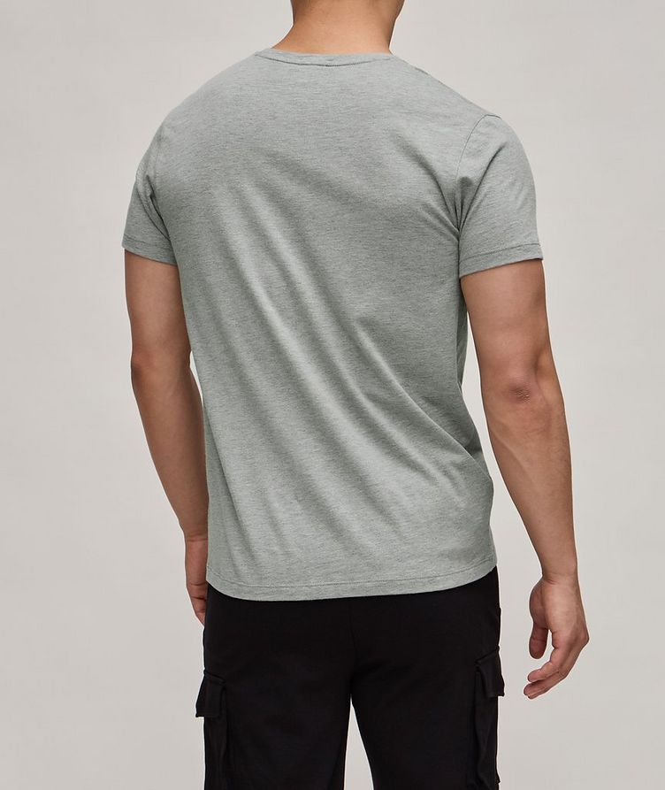 Overdye Heathered Pima Cotton-Blend T-Shirt image 2