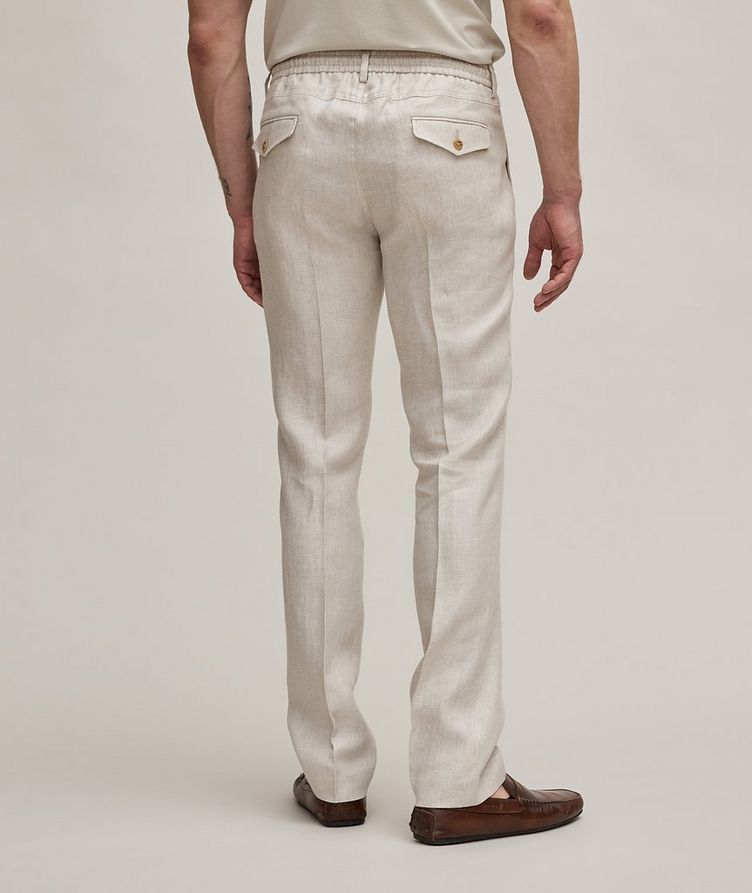 Drawstring Linen Pants image 2