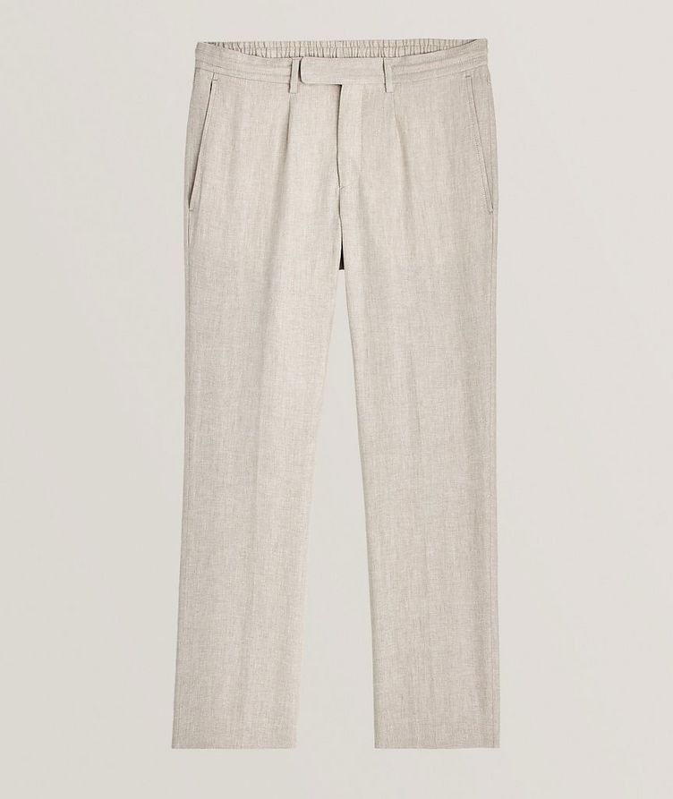 Drawstring Linen Pants image 0