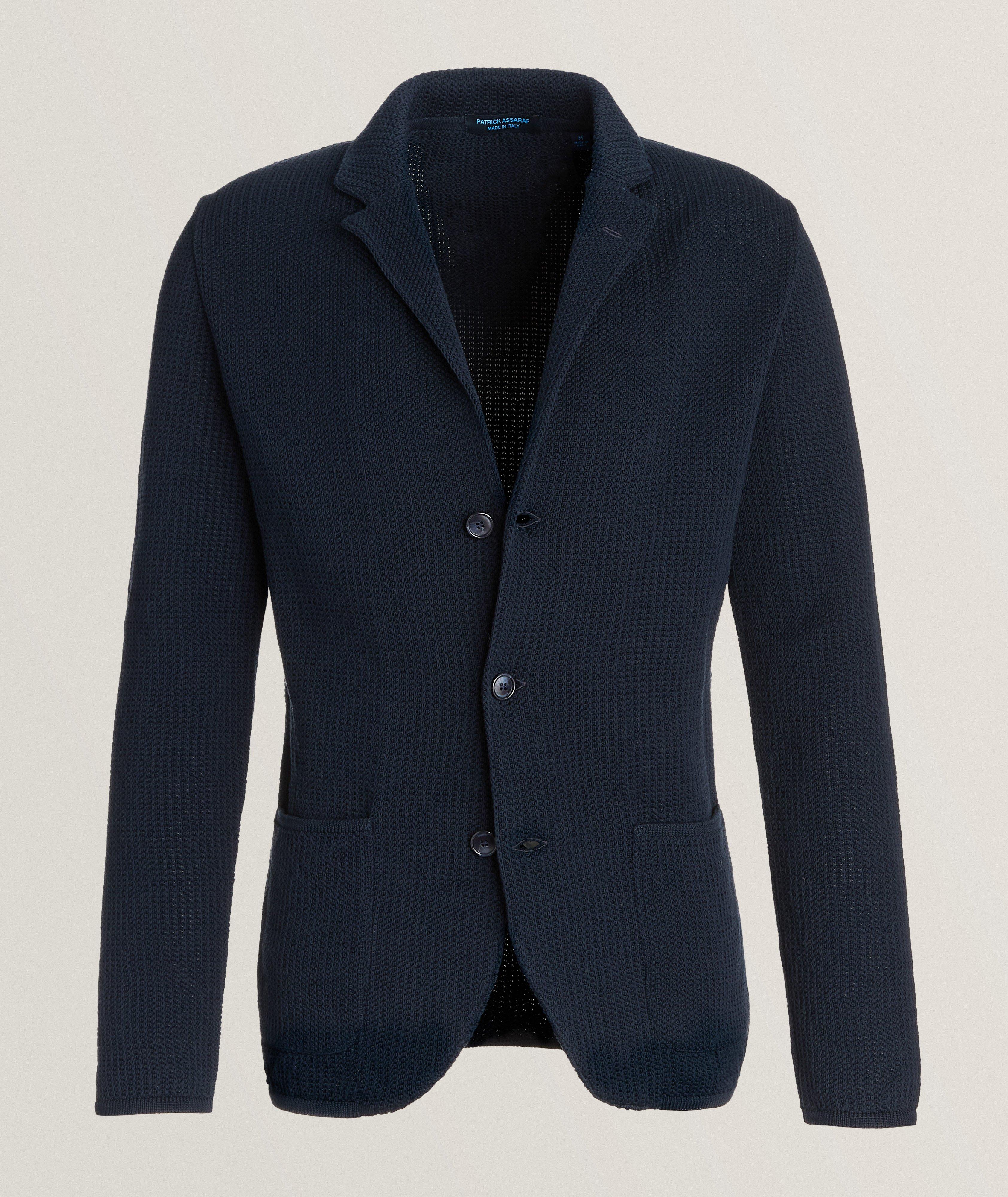 Cotton Knitted Sport Jacket image 0