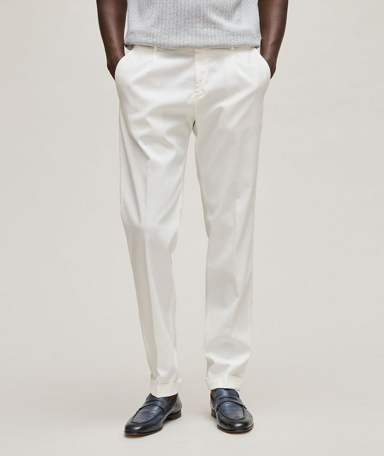 Pleated Cotton Pants image 2