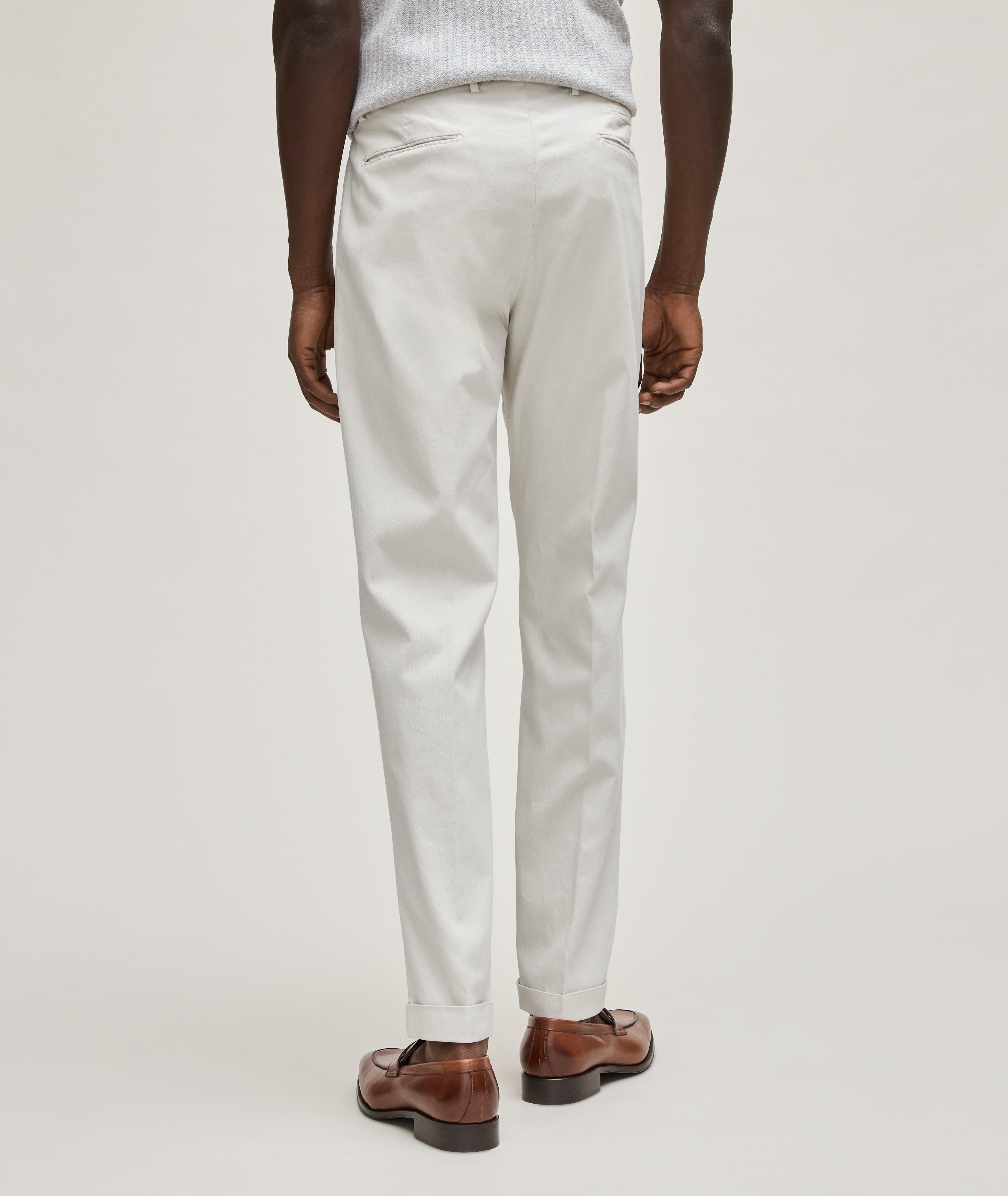 Pleated Cotton Pants image 3