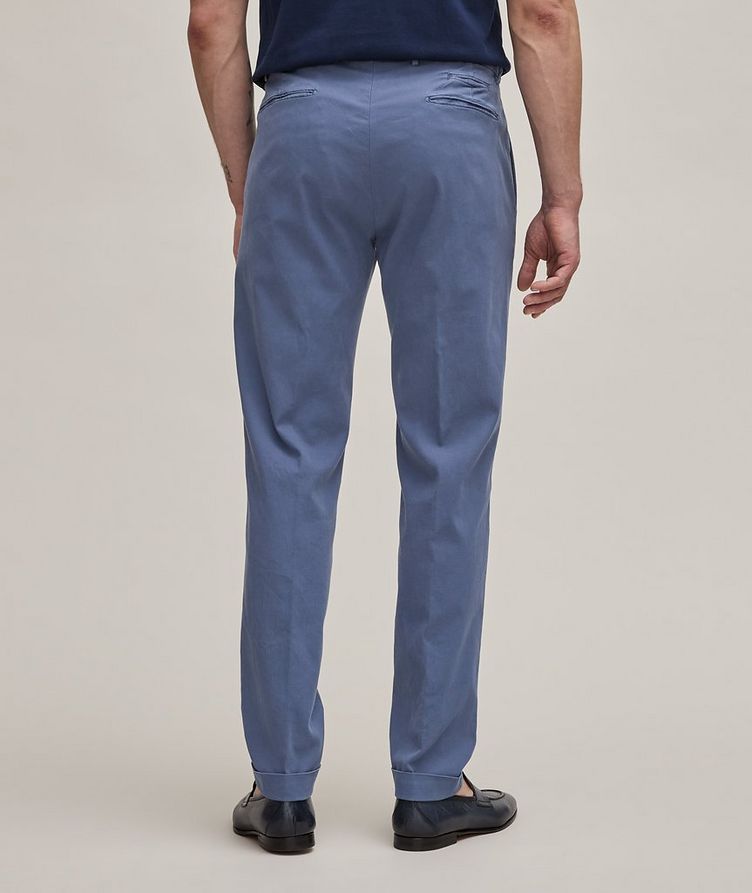 Slim Fit Pleated Cotton-Blend Pants image 2
