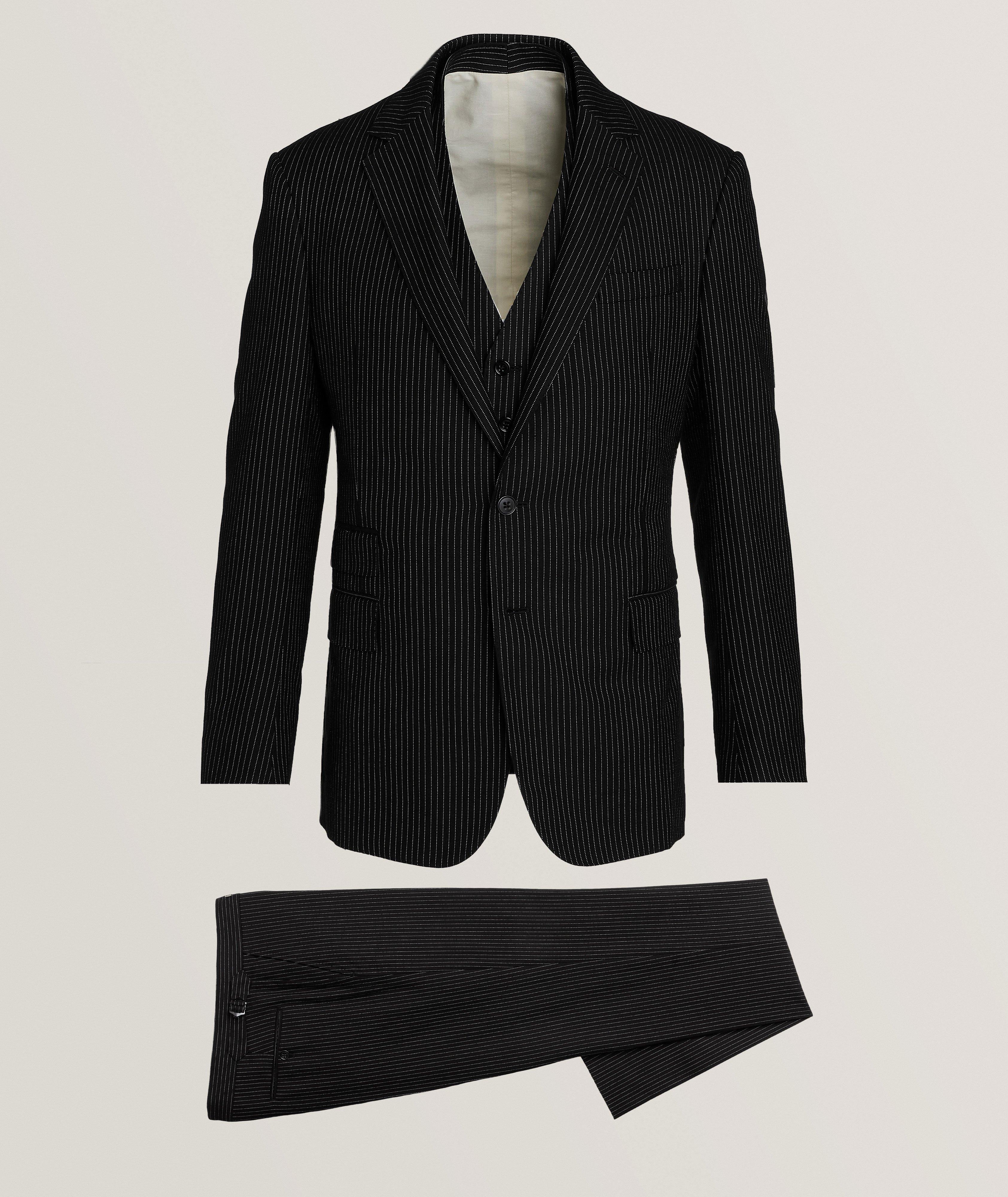 Pinstripe Three-Piece Suit  image 0