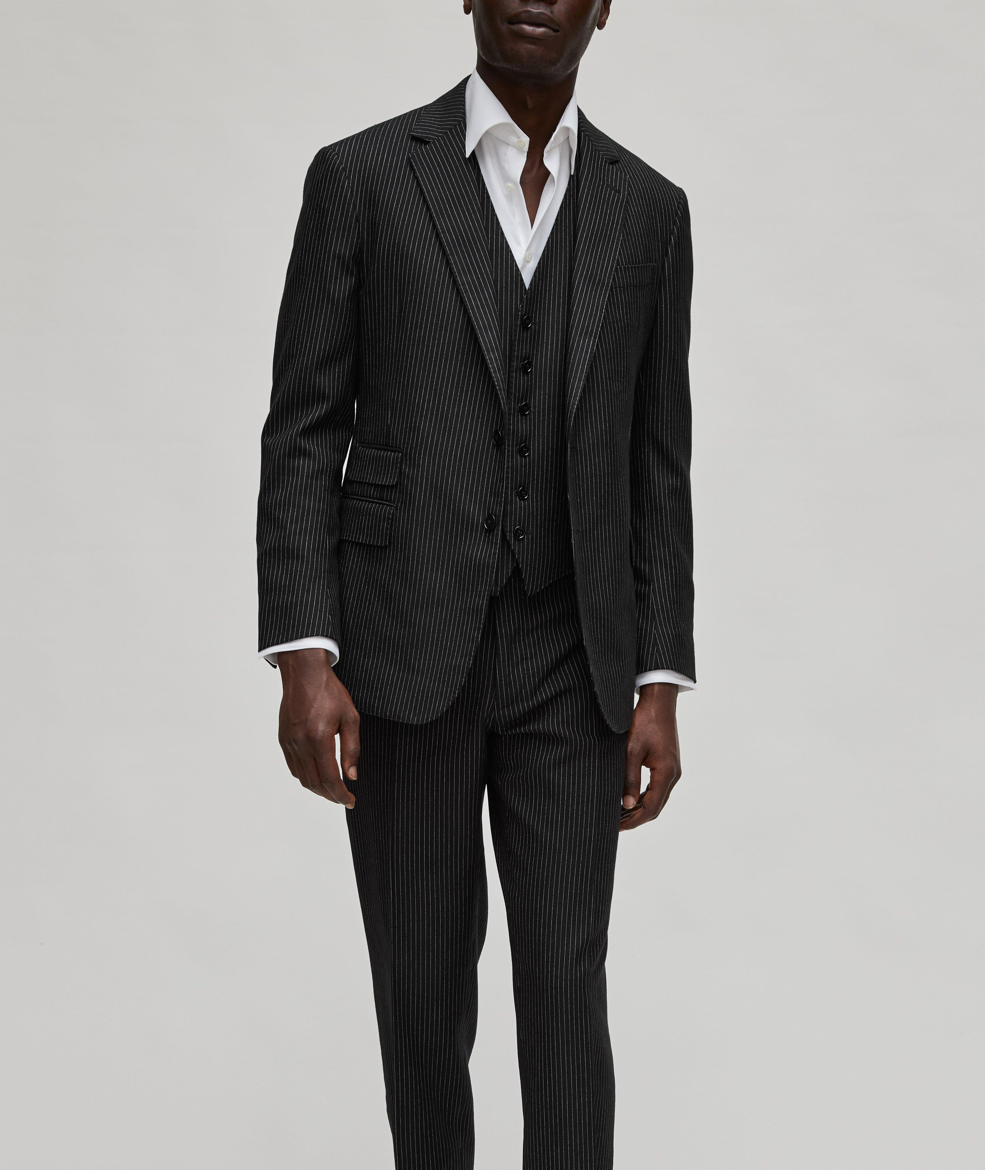 Pinstripe Three-Piece Suit  image 1