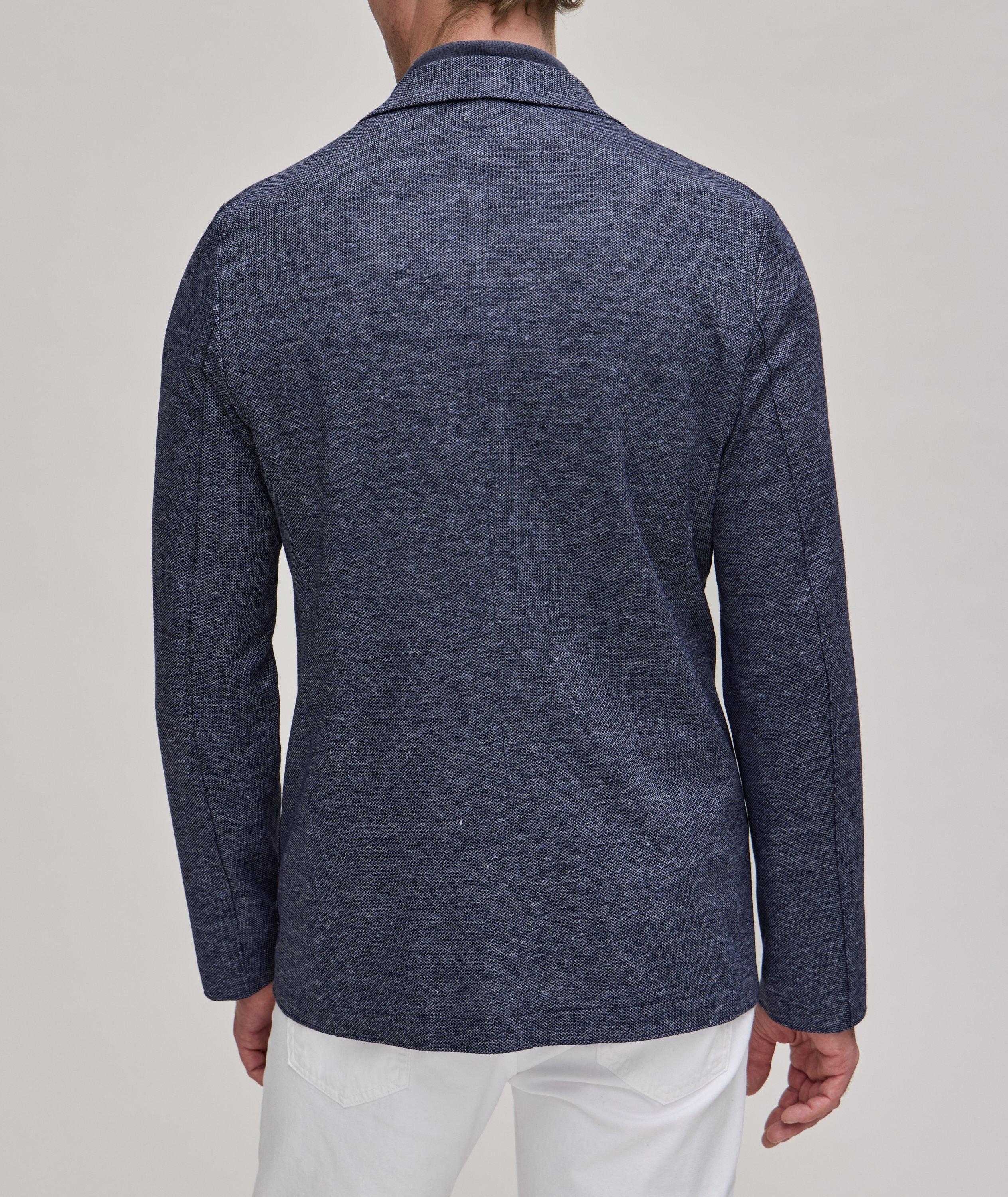 Textured Mélange Linen-Cotton Sport Jacket image 2