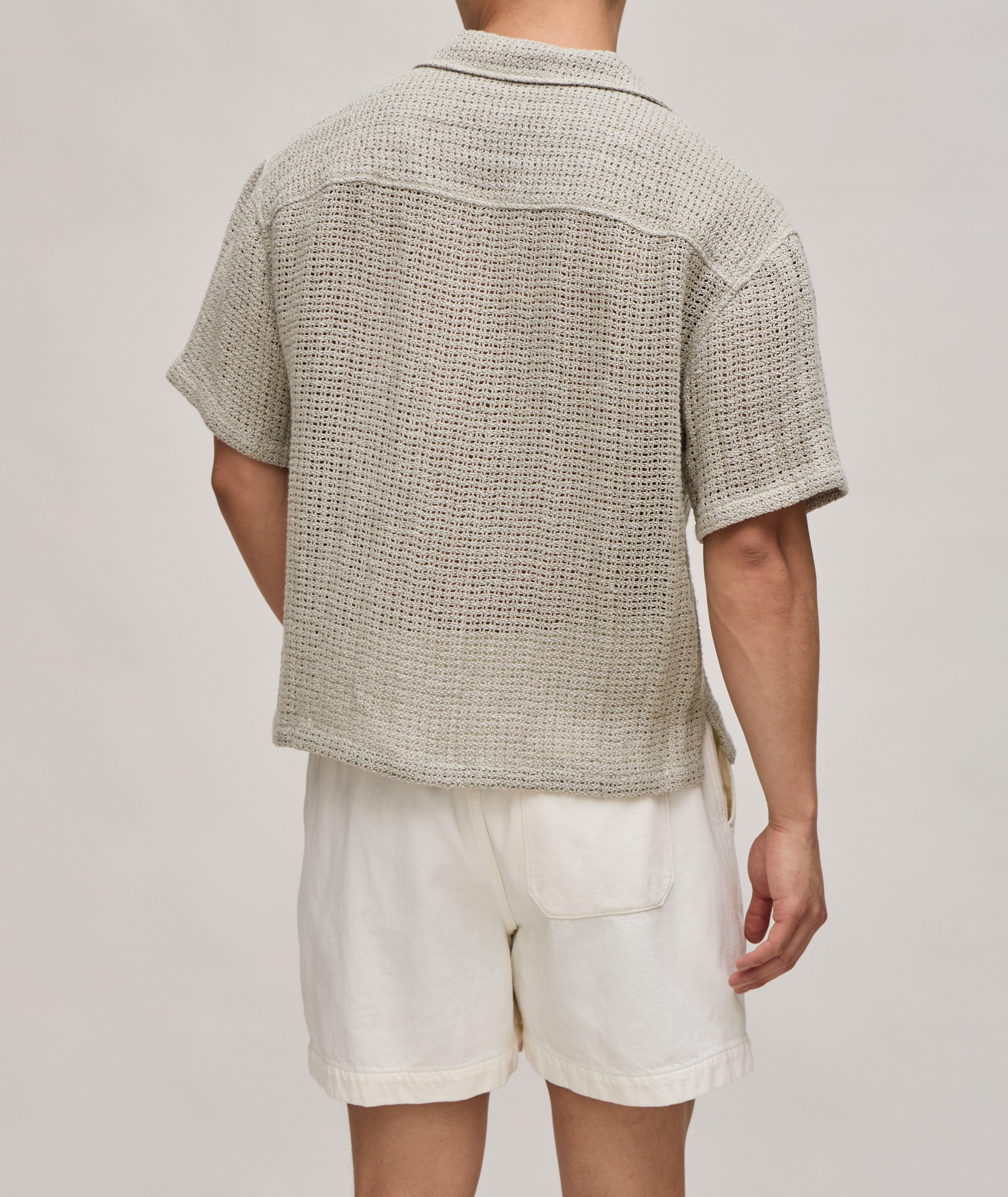 Crochet Open Weave Shirt