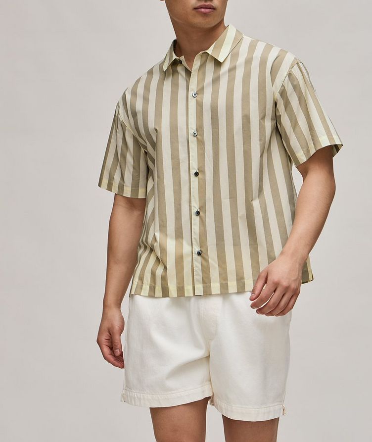 Striped Cotton Sport Shirt image 1