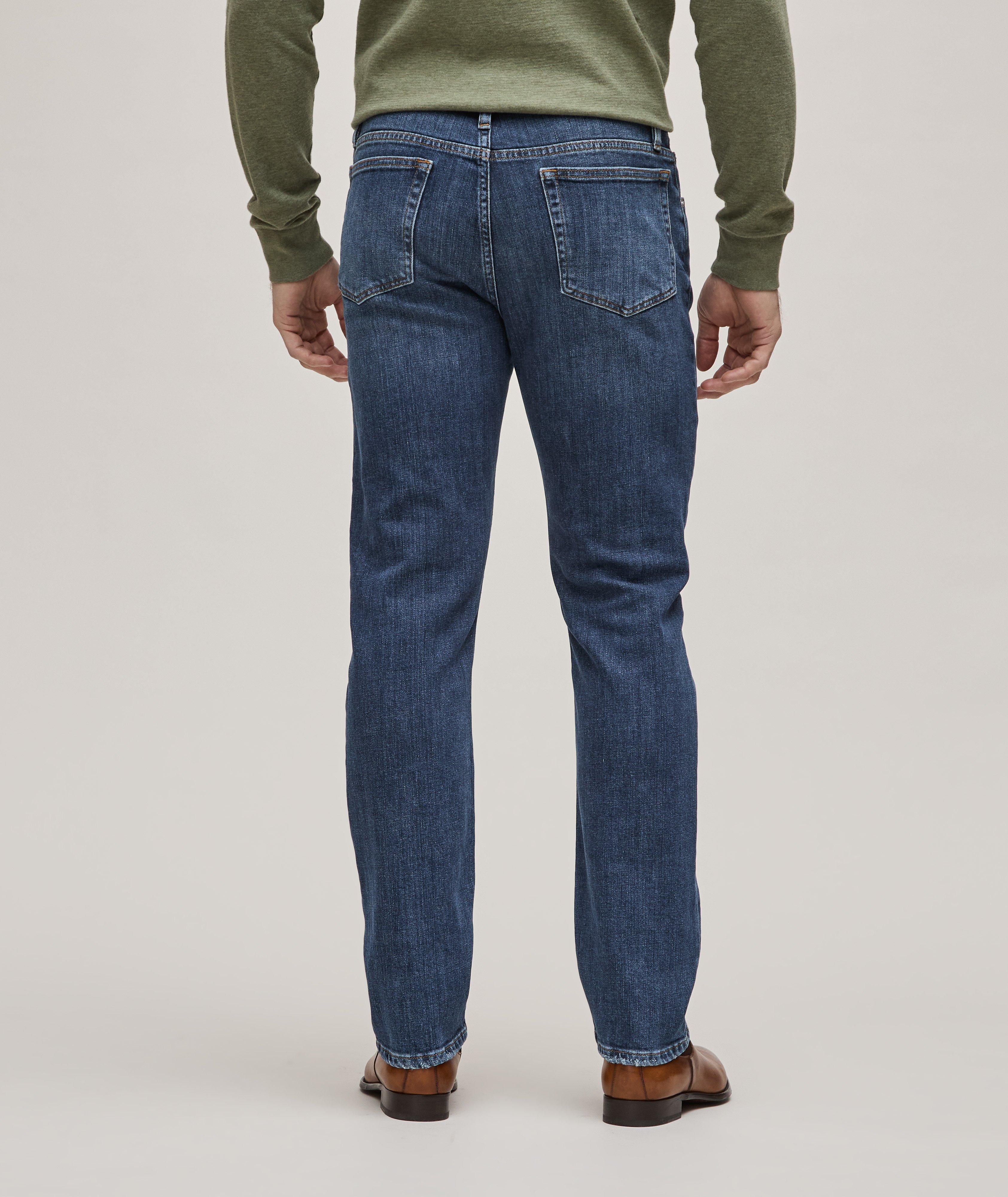 North Island Modern-Straight Cut Cotton-Blend Jeans