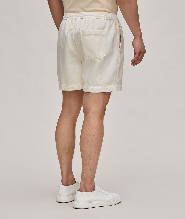 Textured Terry Cotton Shorts image 2