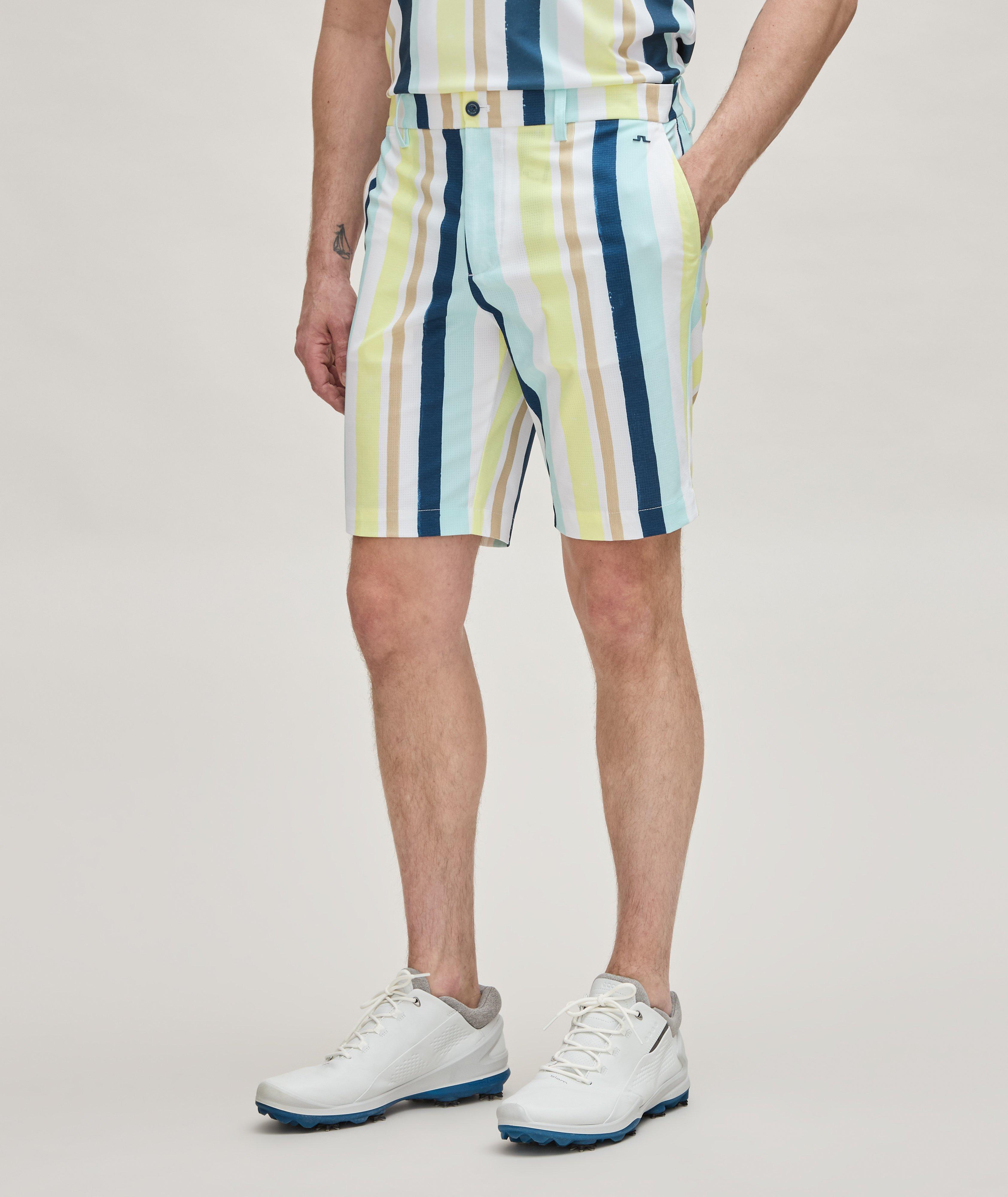 Tim Multi-Stripe Stretch-Fabric Shorts image 1