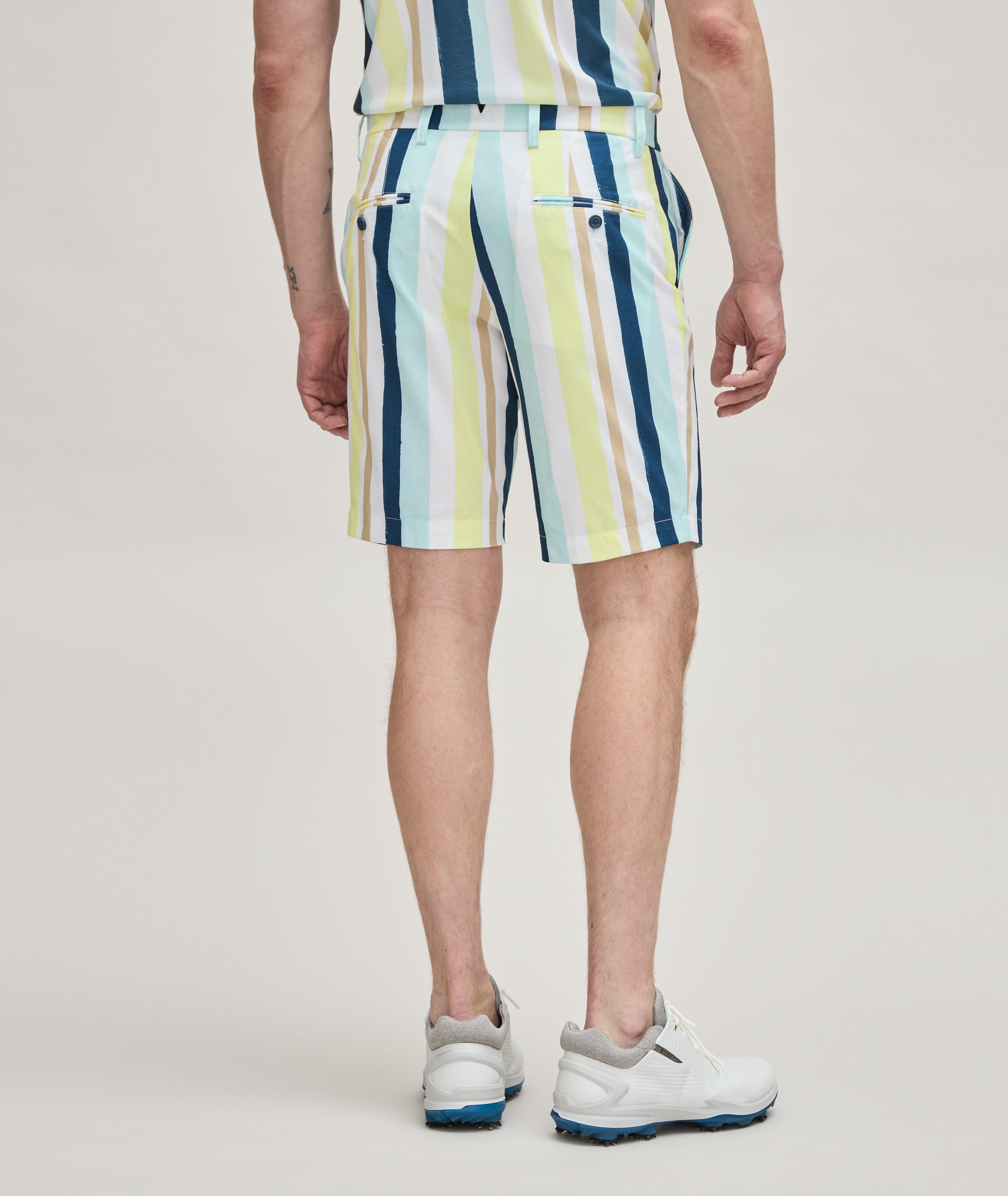 Tim Multi-Stripe Stretch-Fabric Shorts image 2
