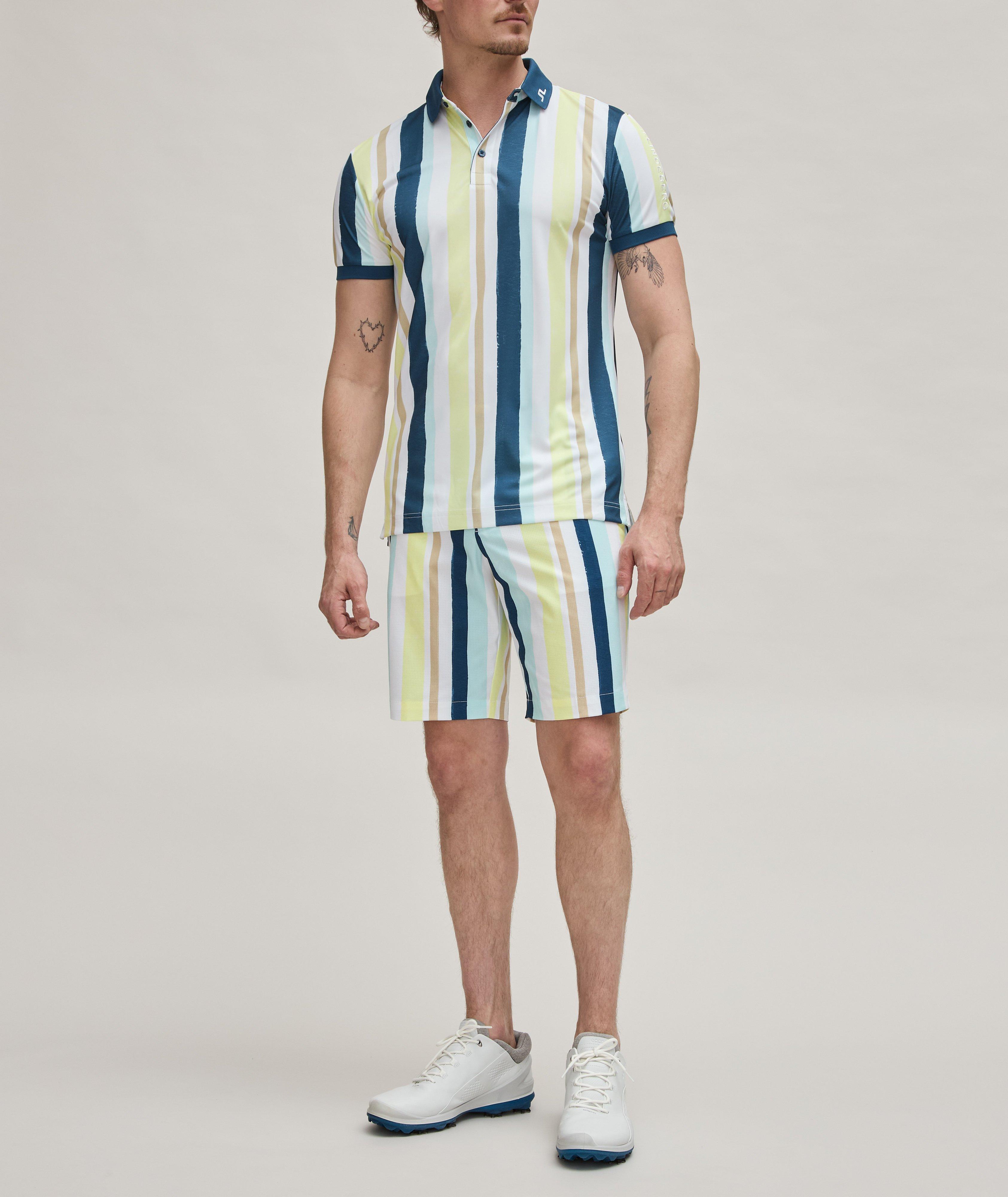 Tim Multi-Stripe Stretch-Fabric Shorts image 4