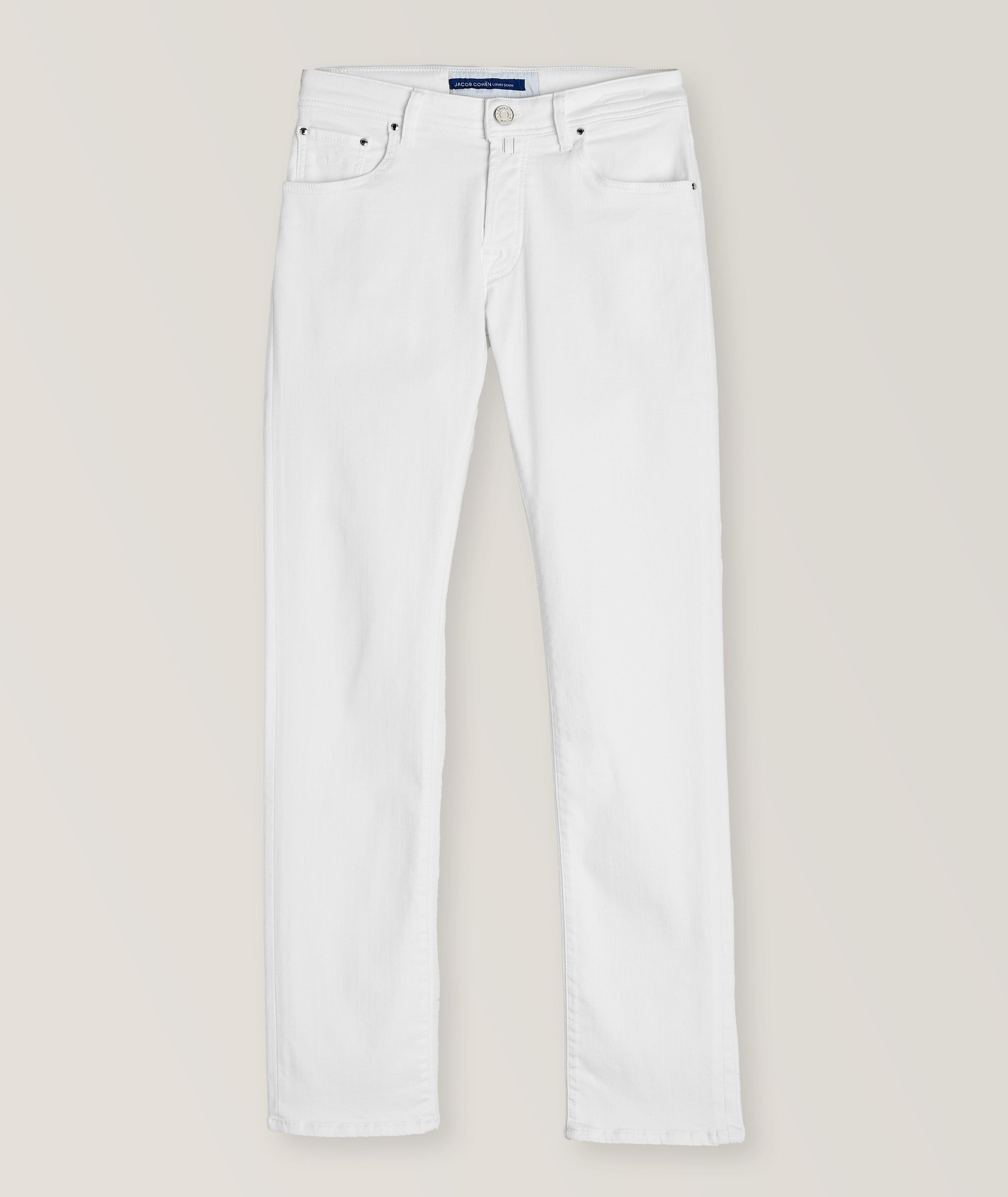 Nick Light-Wash Stretch-Cotton Blend Jeans image 0