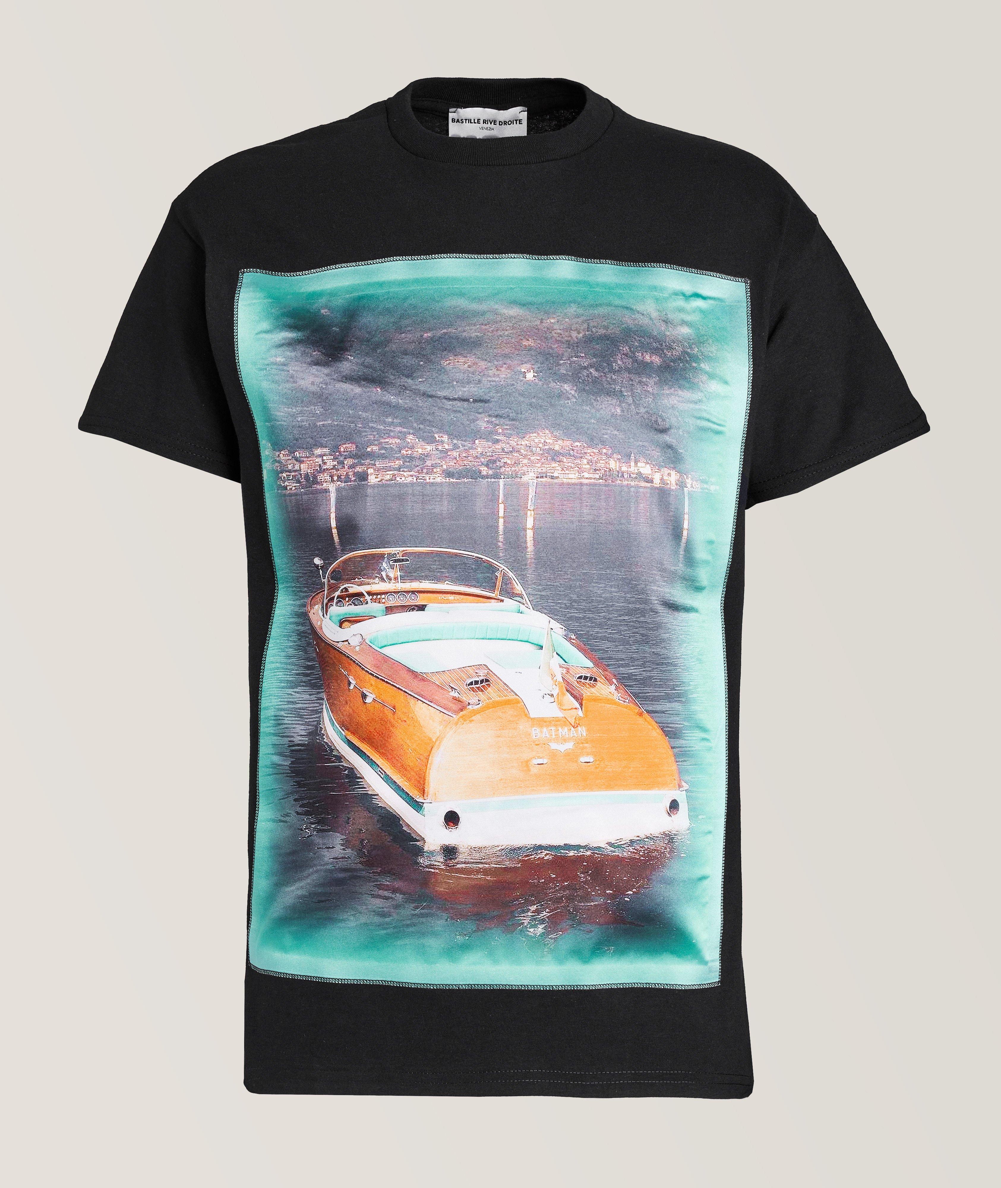 T-shirt avec image de bateau image 0