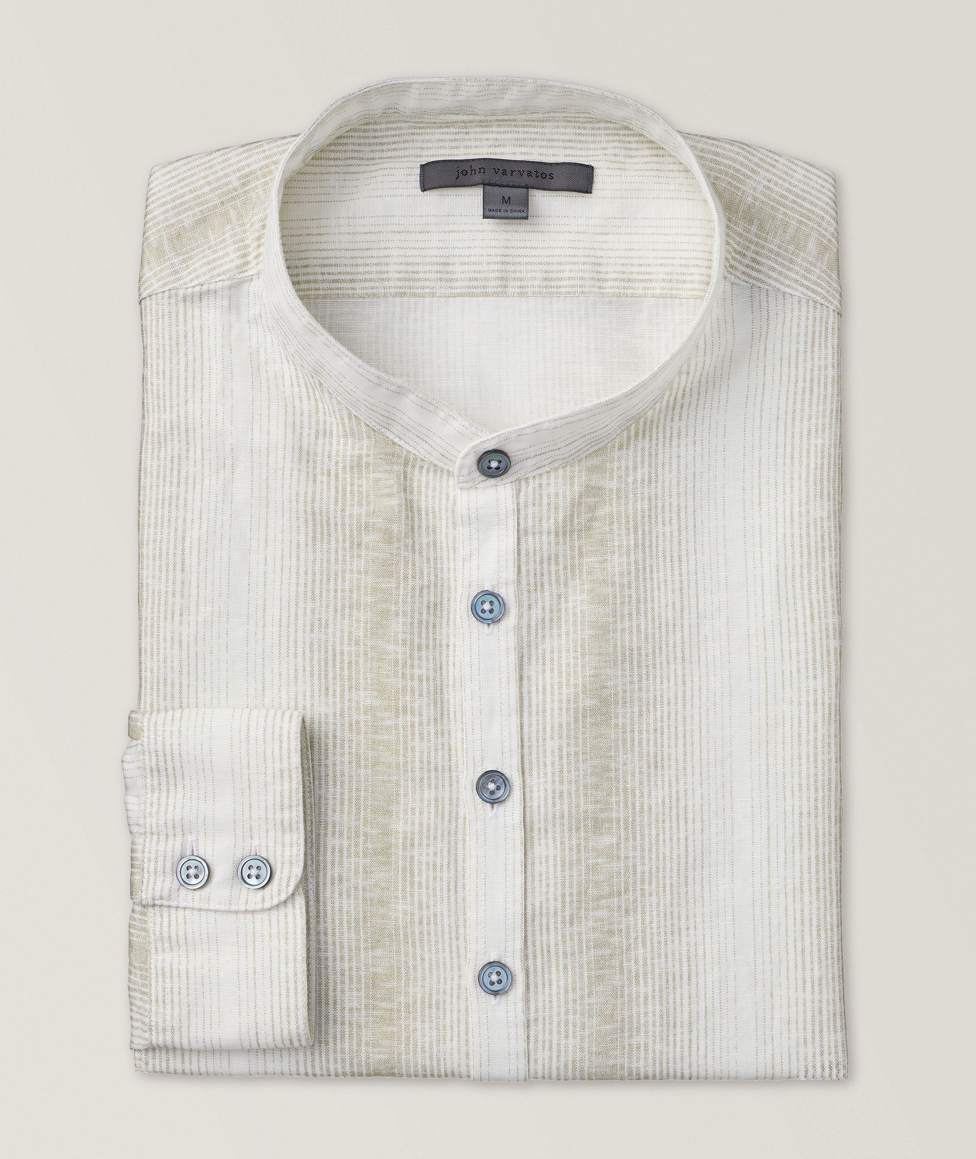 Estill Linen-Cotton Sport Shirt