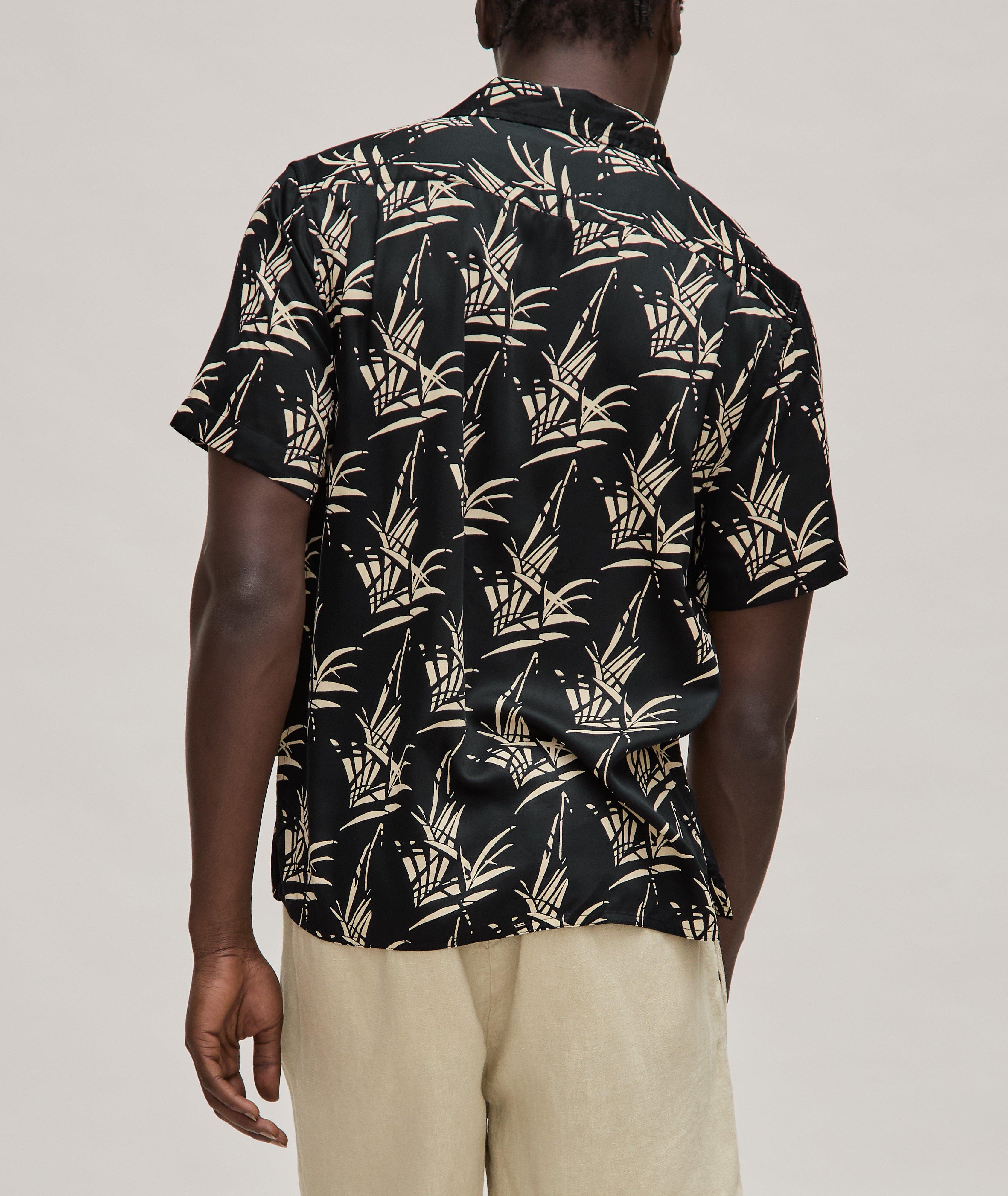 Abstract Botanical Modal Sport Shirt  image 2