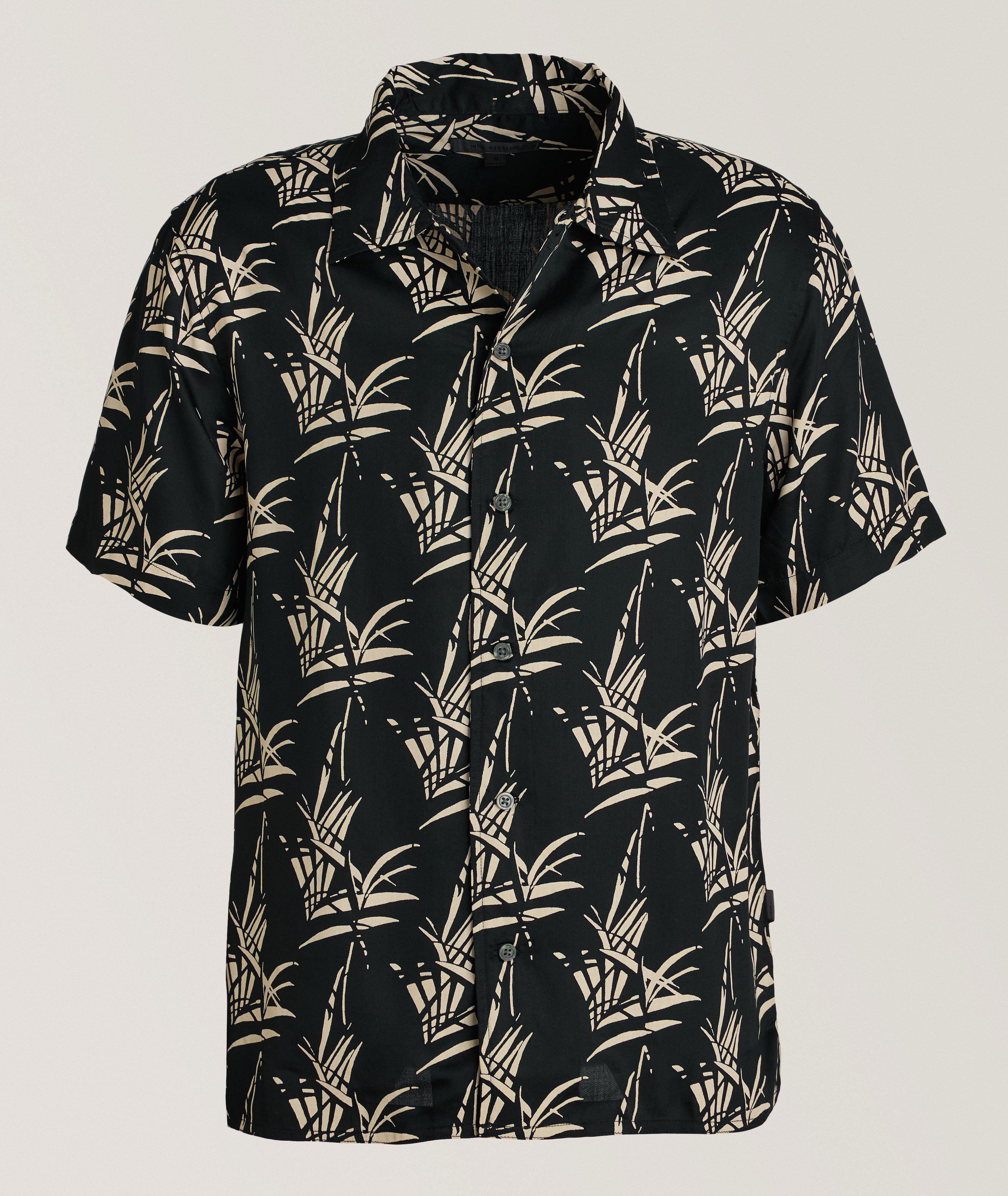 Abstract Botanical Modal Sport Shirt  image 0