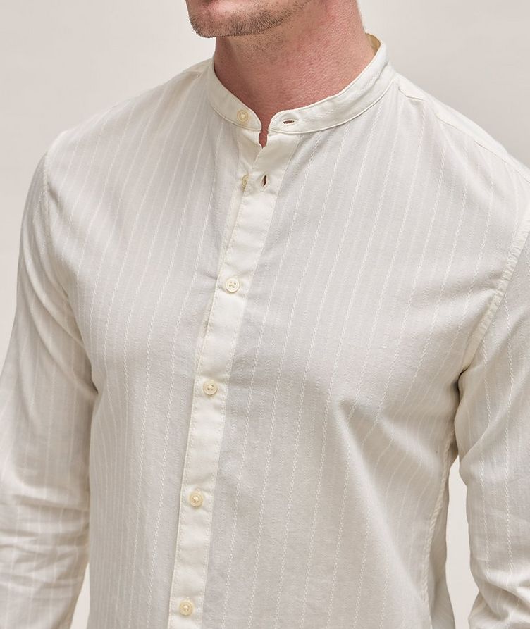 Braided Stripe Cotton Sport Shirt image 3