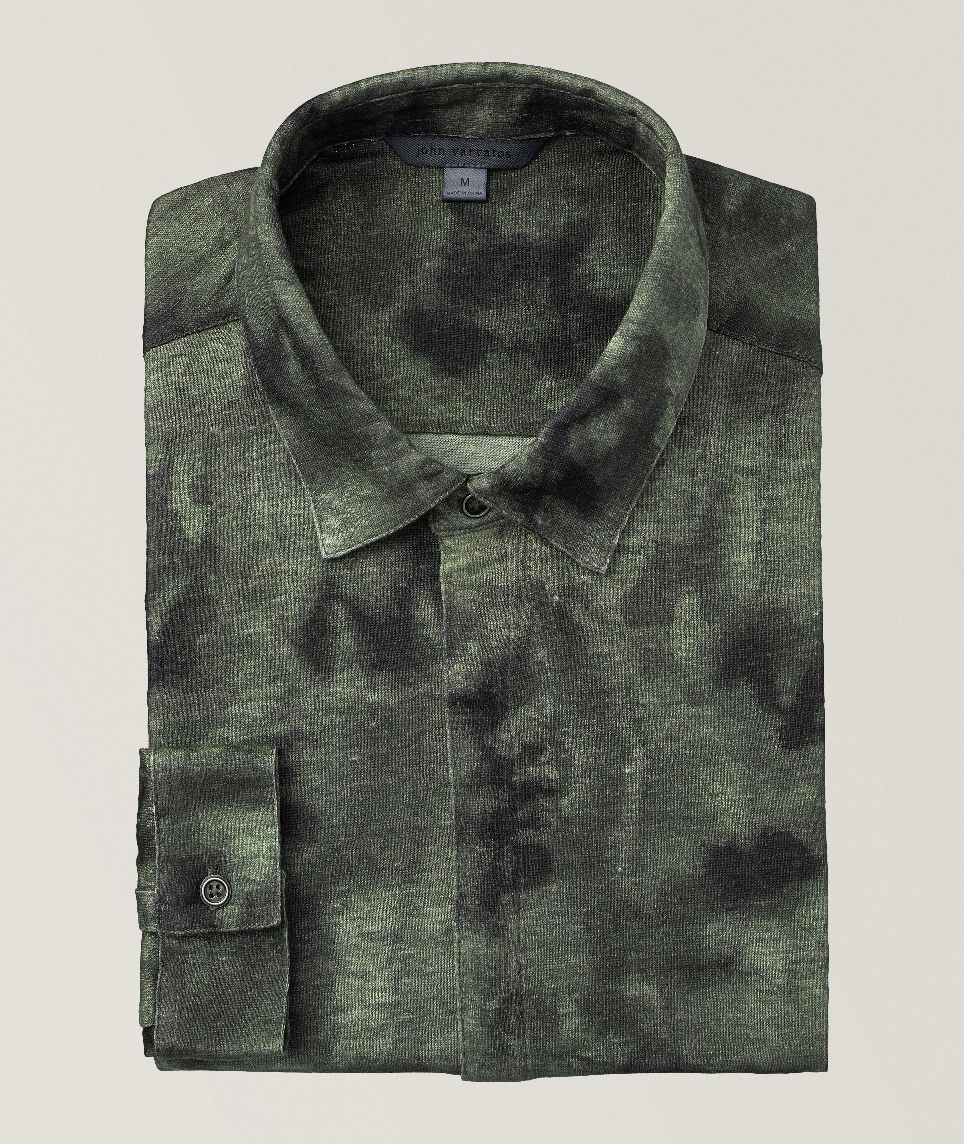 Tie-Dye Linen Sport Shirt image 0