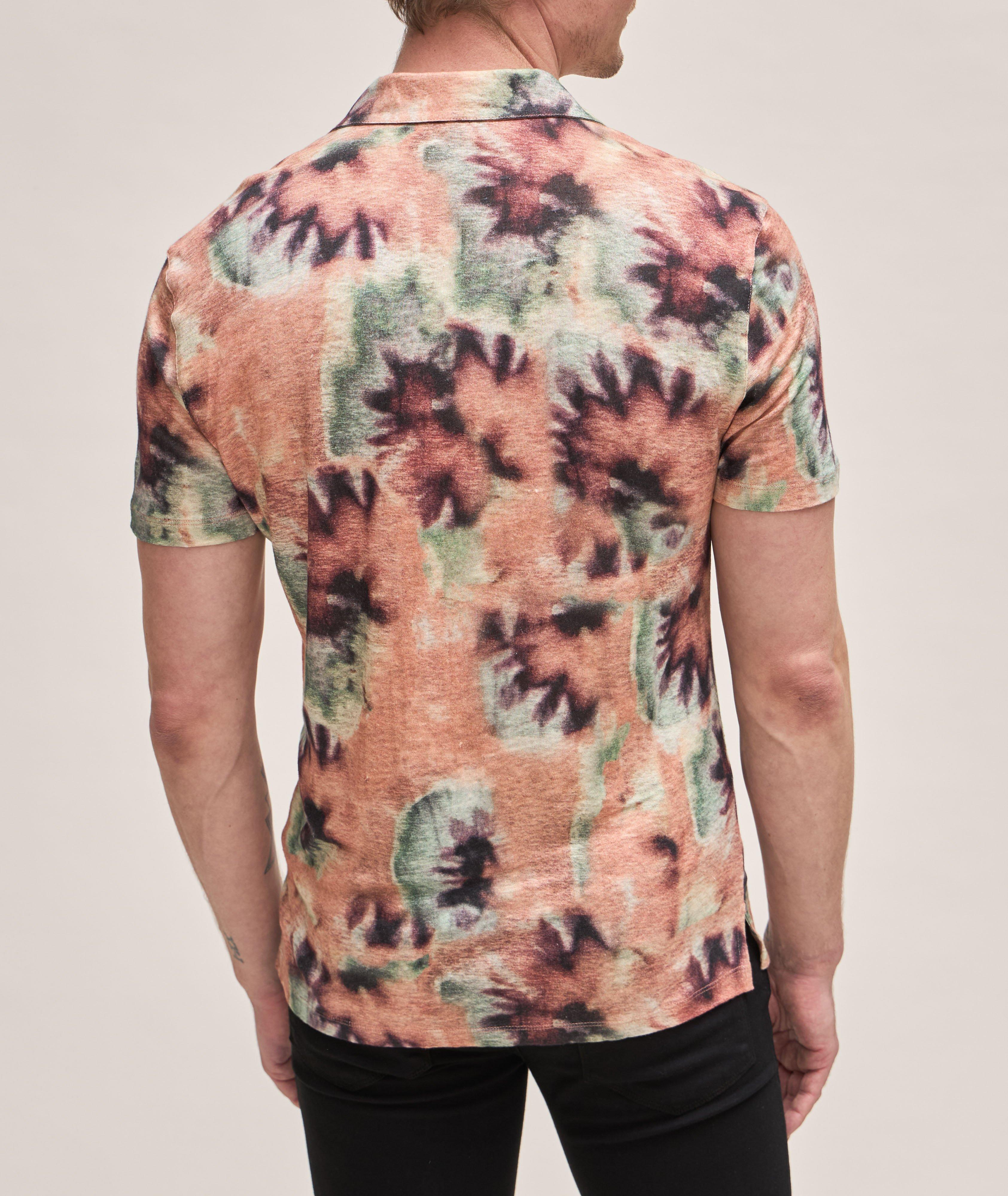 Linen Tie Dye Sport Shirt image 2